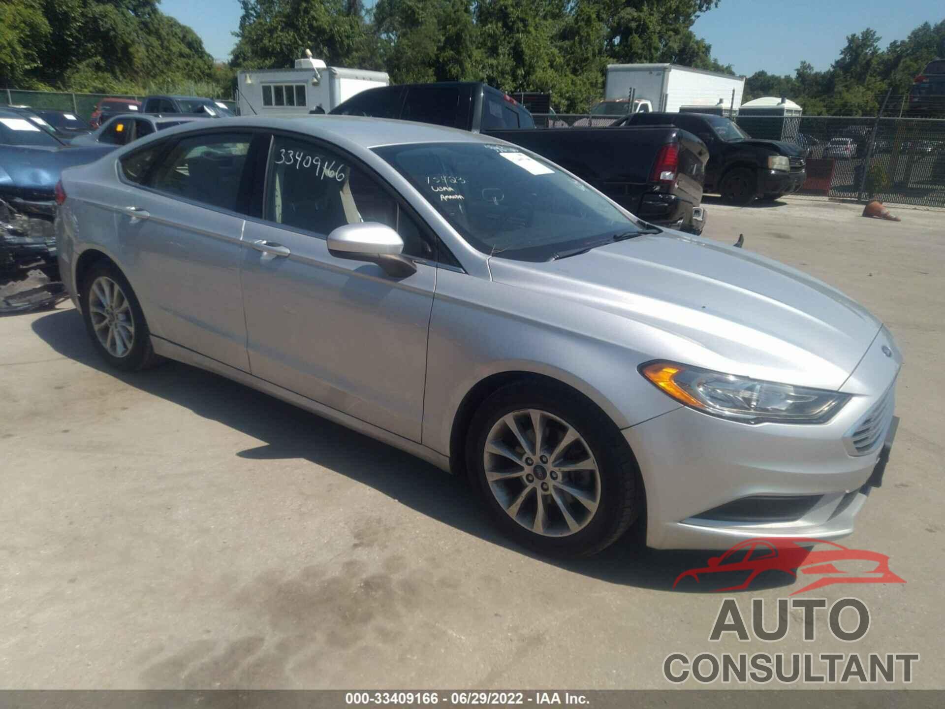 FORD FUSION 2017 - 3FA6P0H70HR230937