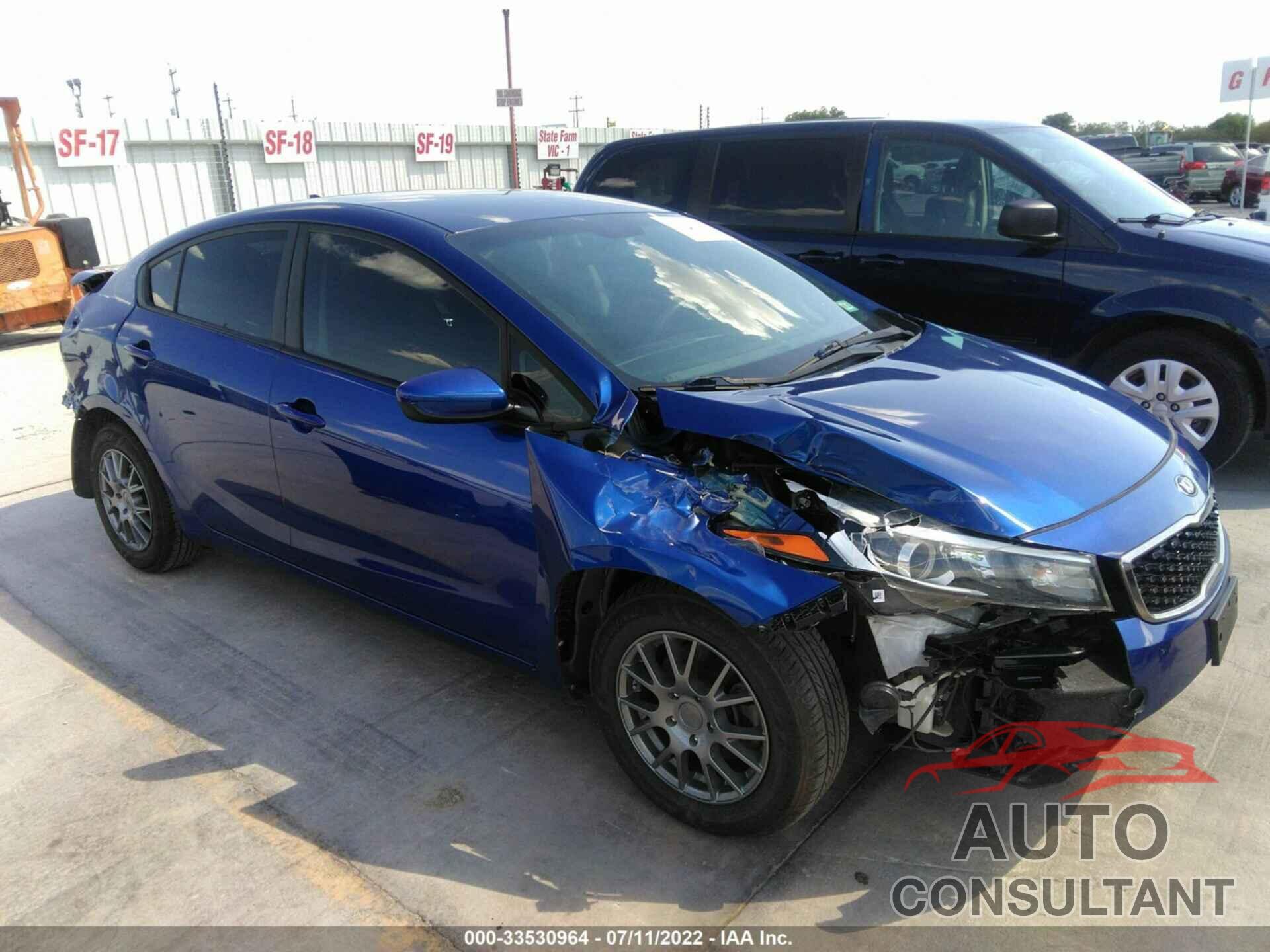 KIA FORTE 2017 - 3KPFL4A70HE129475