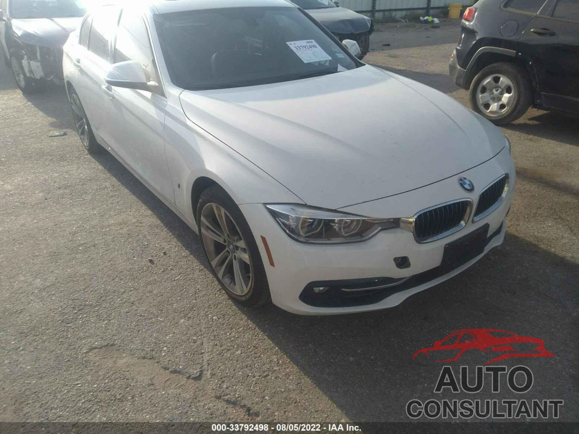 BMW 3 SERIES 2018 - WBA8E1C56JA756331