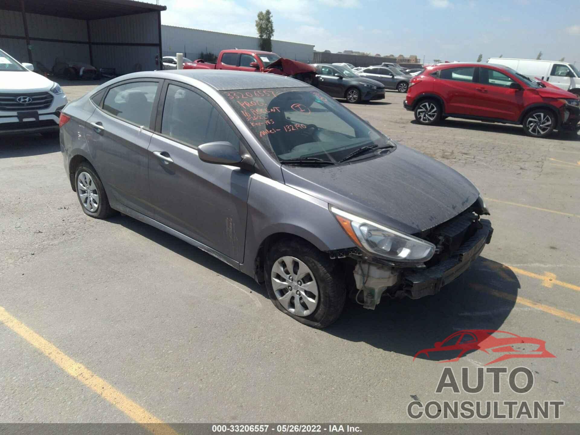 HYUNDAI ACCENT 2016 - KMHCT4AE2GU099084