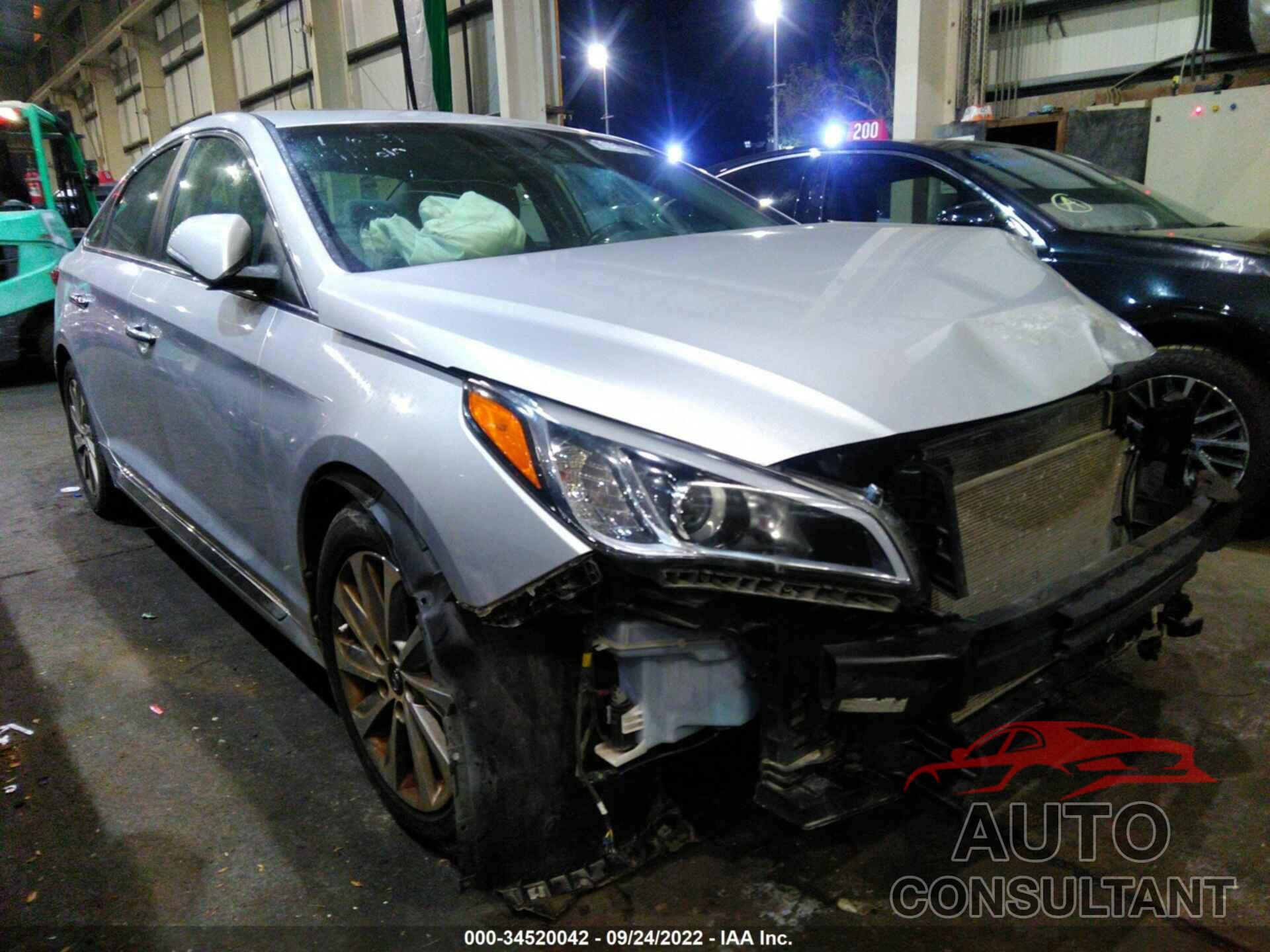 HYUNDAI SONATA 2017 - 00PE34AFXHH549176