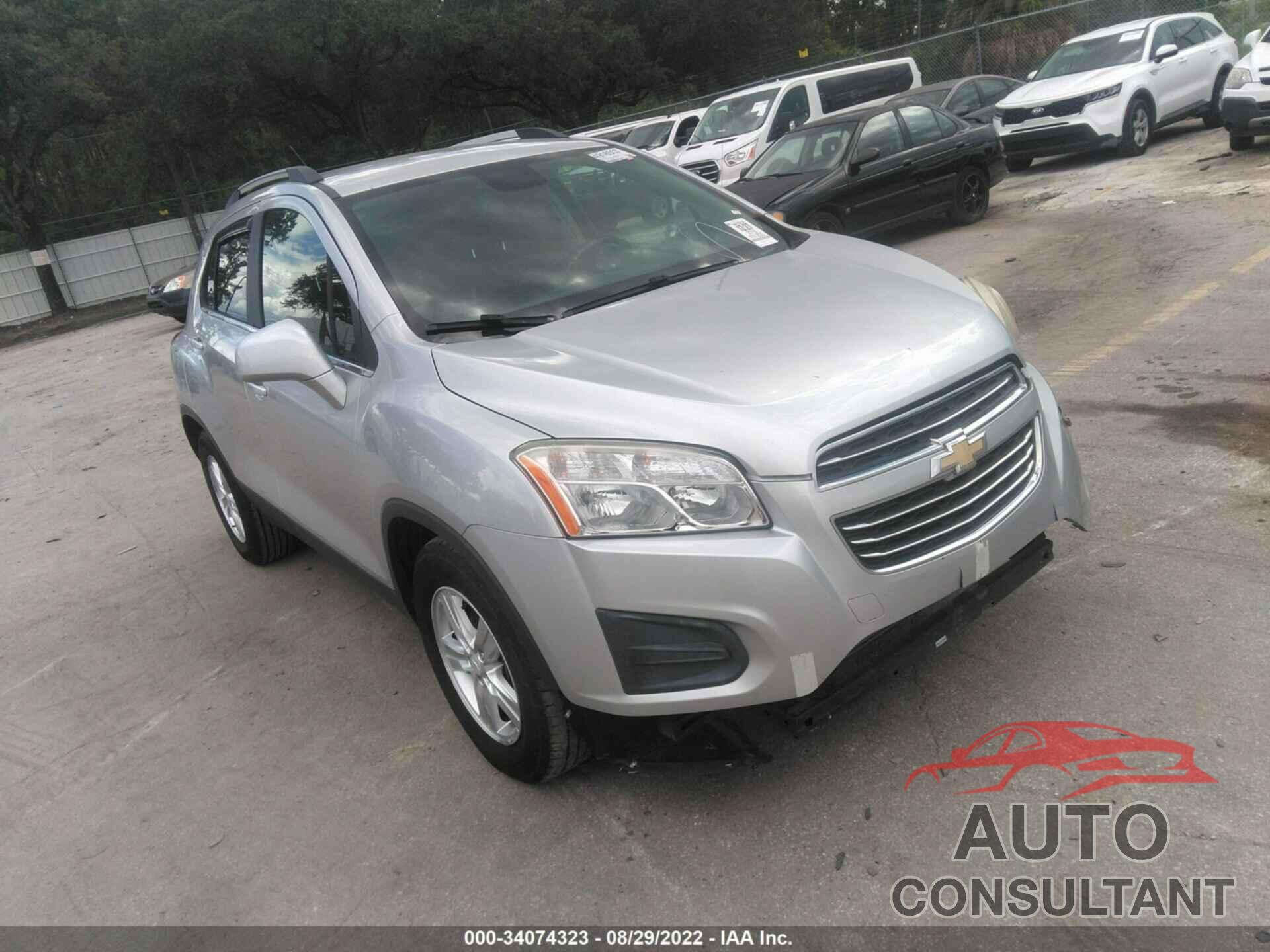 CHEVROLET TRAX 2016 - KL7CJLSB5GB586040