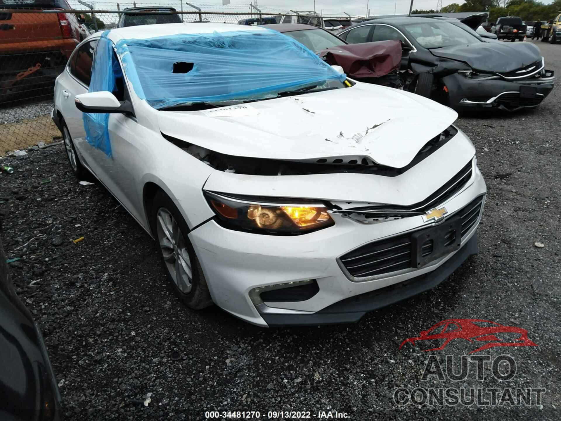 CHEVROLET MALIBU 2016 - 1G1ZE5ST0GF242820