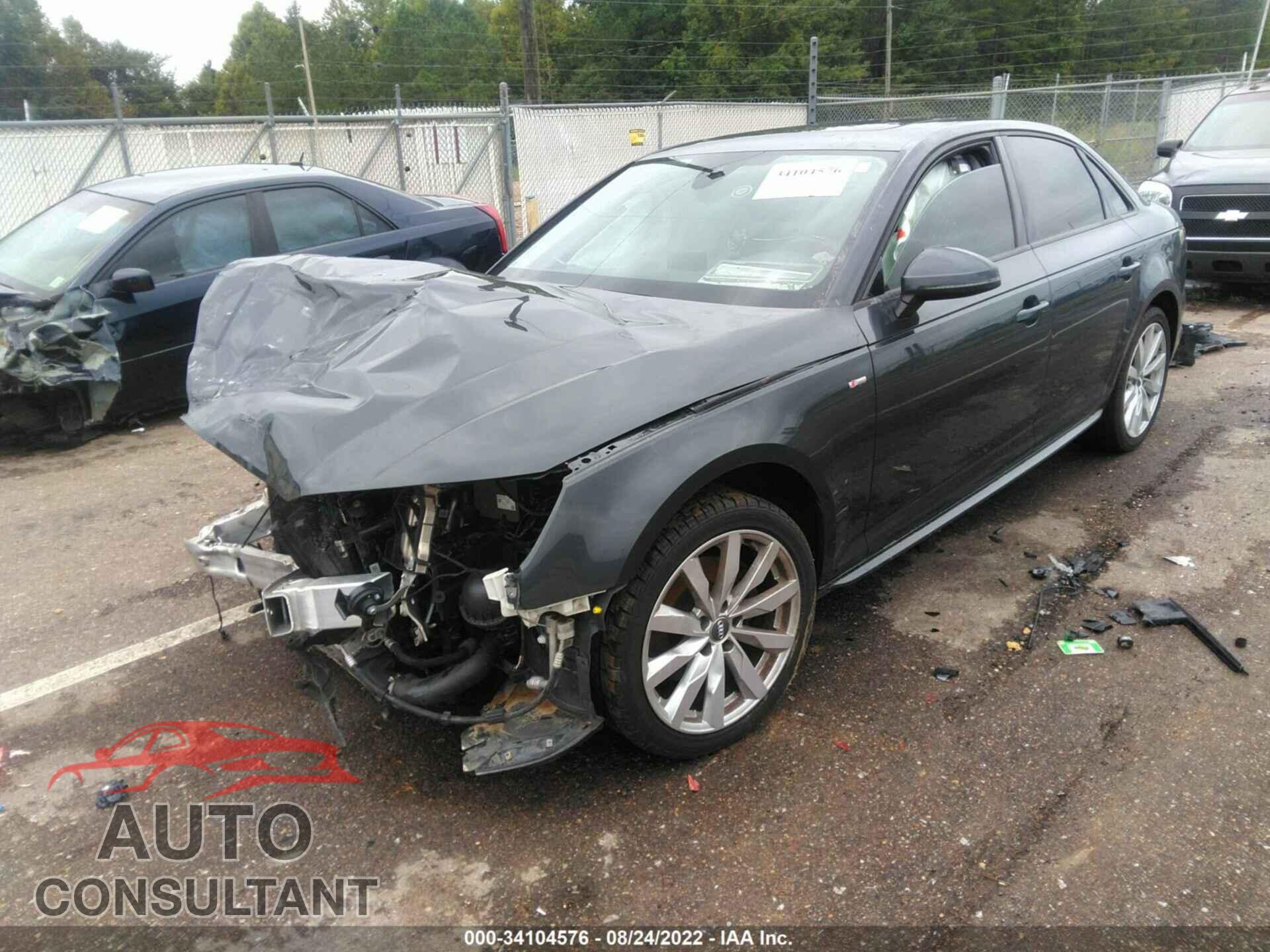AUDI A4 2018 - WAUKMAF40JA095195