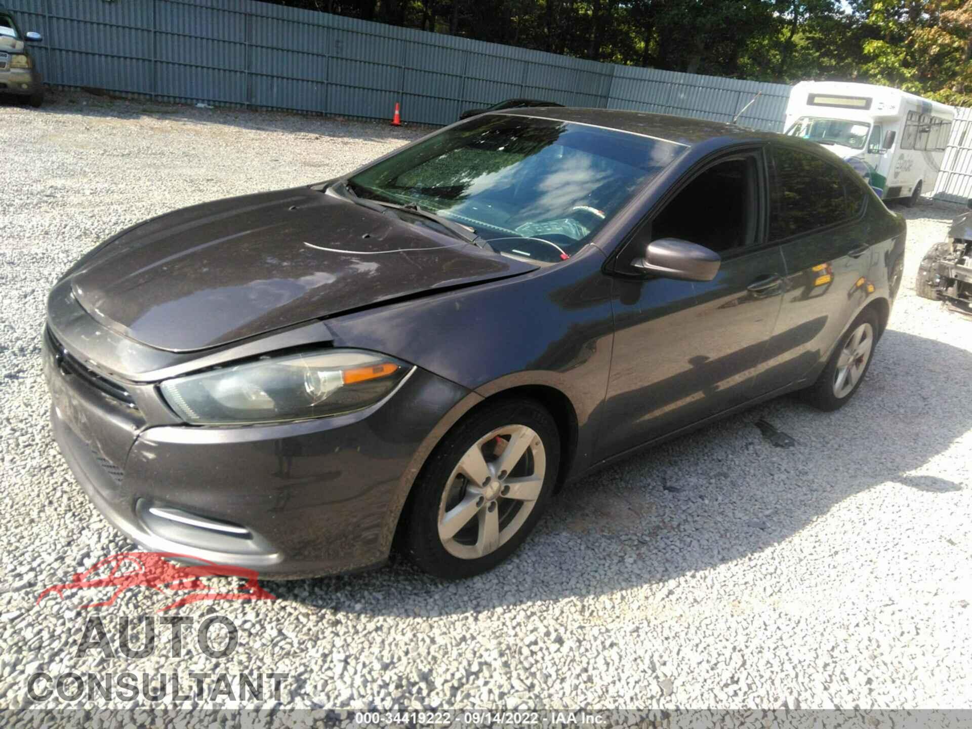 DODGE DART 2015 - 1C3CDFBB2FD420562