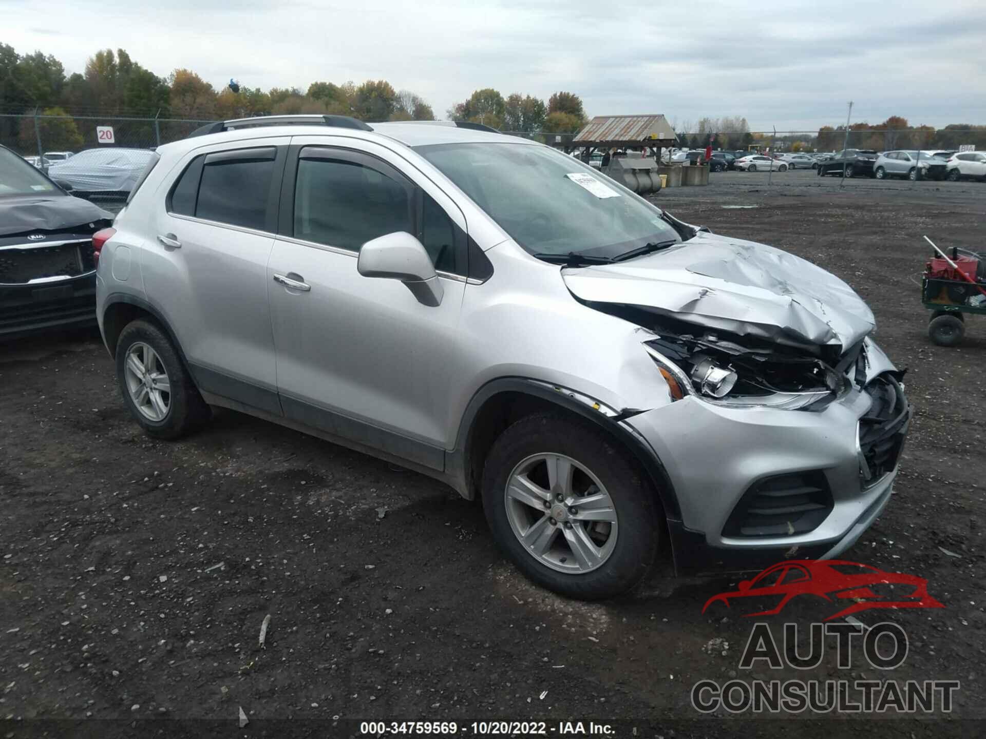 CHEVROLET TRAX 2018 - KL7CJPSB7JB614337