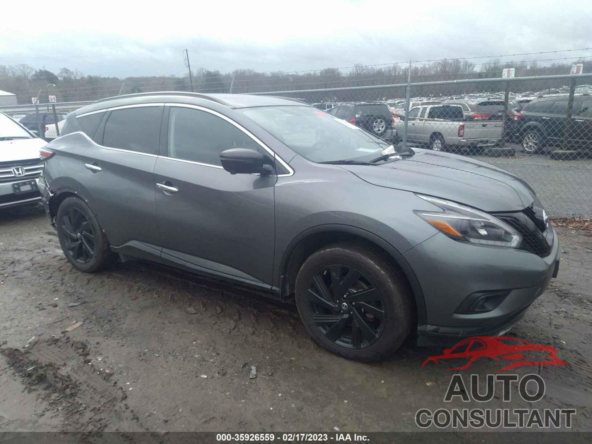 NISSAN MURANO 2018 - 5N1AZ2MH1JN133789