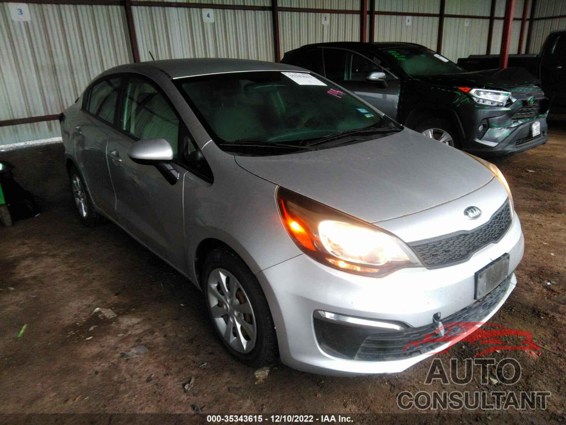 KIA RIO 2016 - KNADM4A33G6663041