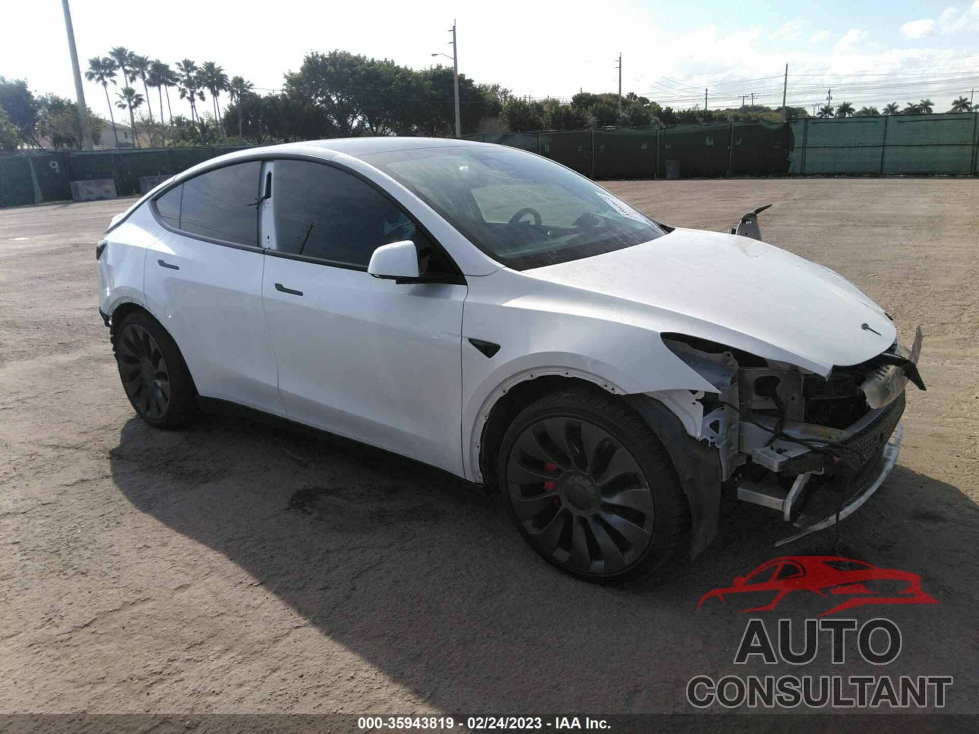 TESLA MODEL Y 2022 - 7SAYGDEF8NF442054