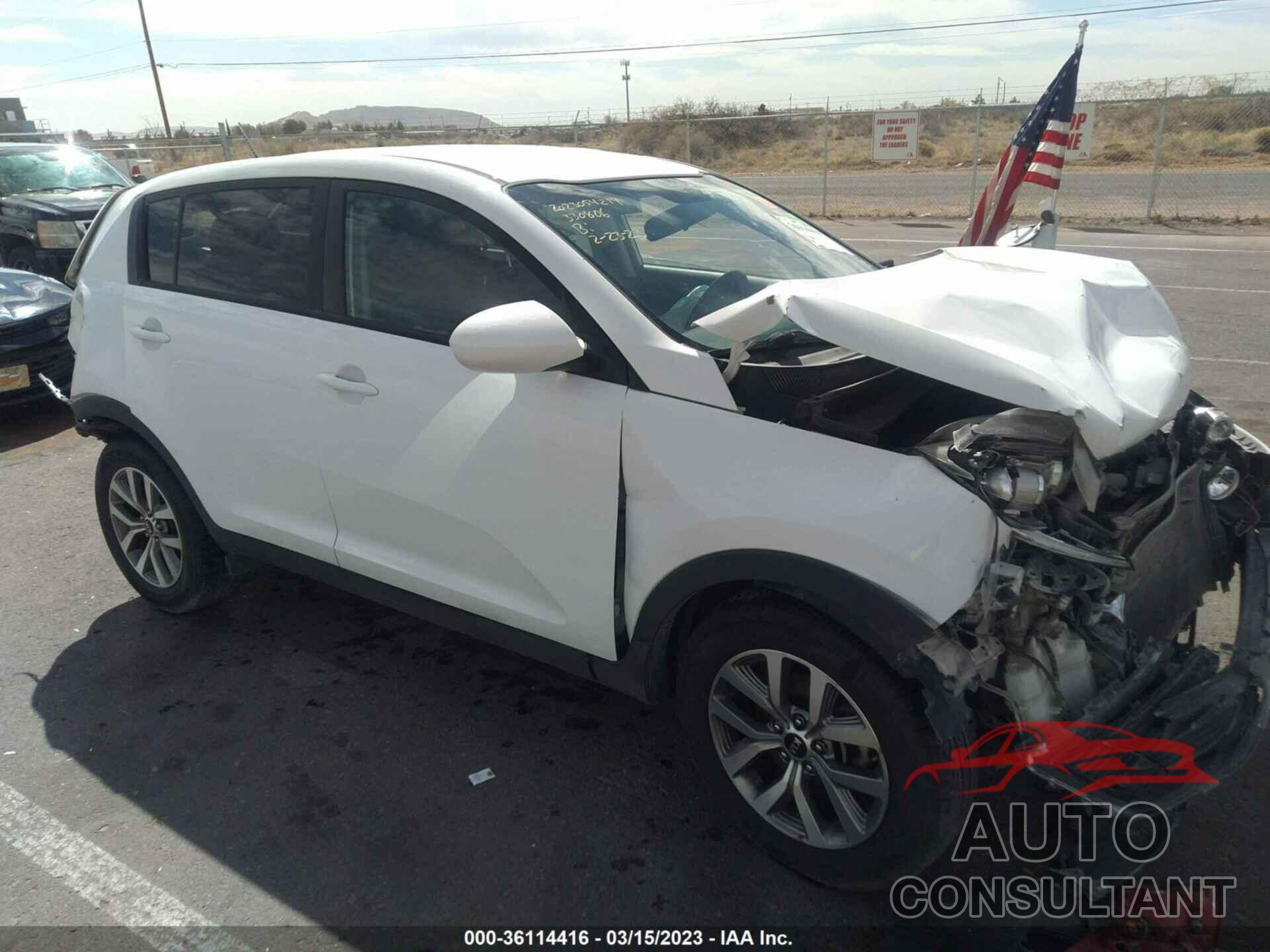 KIA SPORTAGE 2015 - KNDPB3ACXF7730906