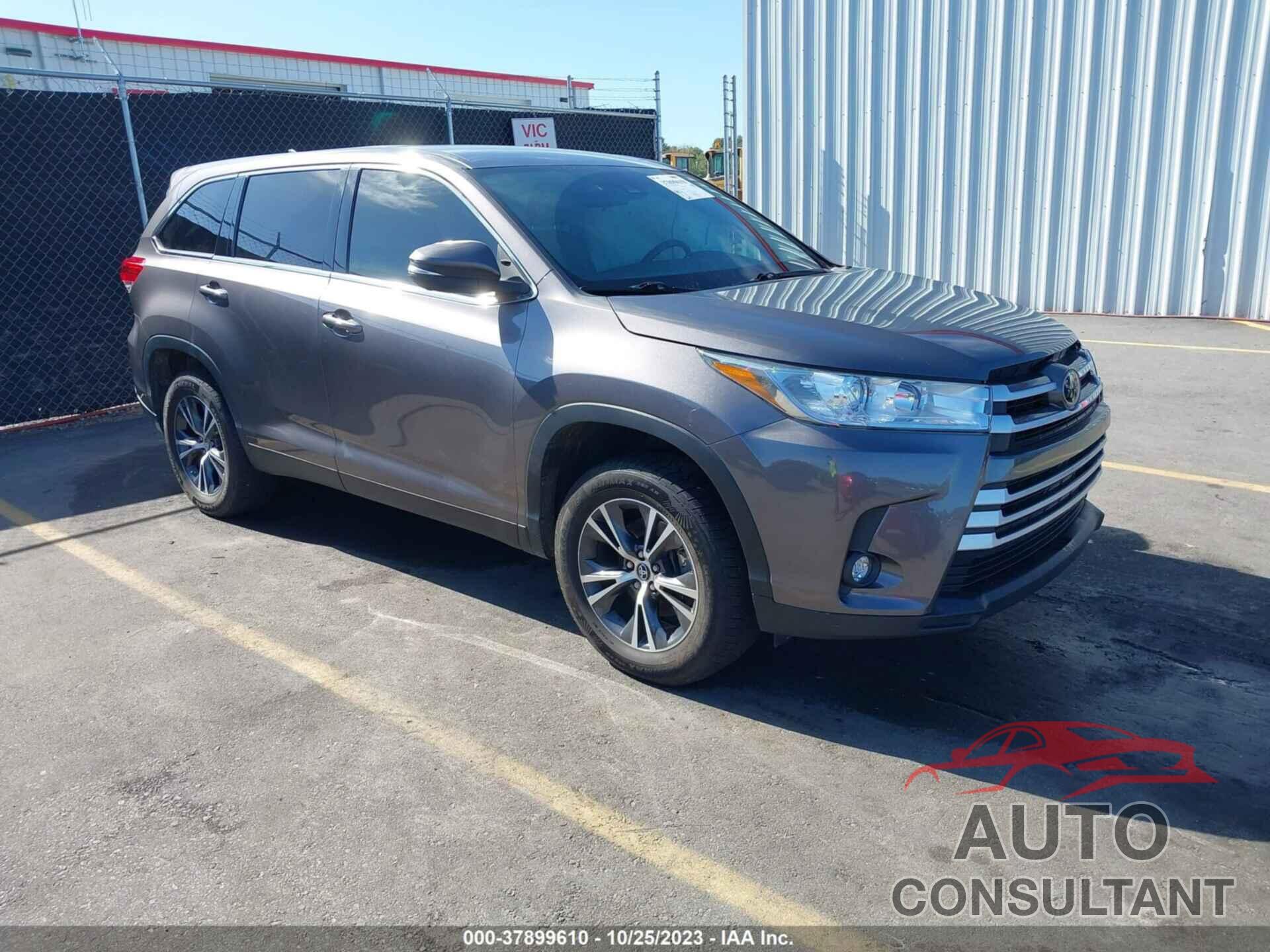 TOYOTA HIGHLANDER 2019 - 5TDZZRFH5KS335043