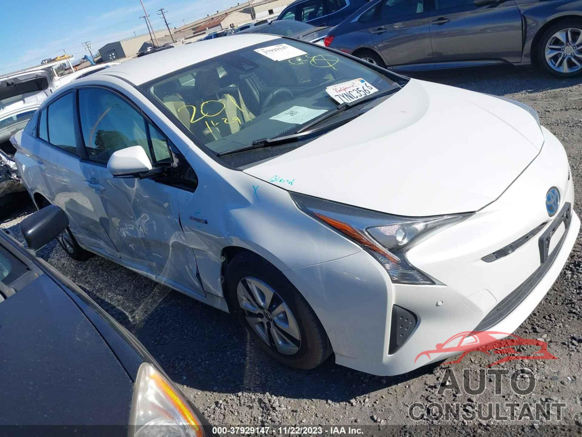 TOYOTA PRIUS 2017 - JTDKBRFU1H3042060