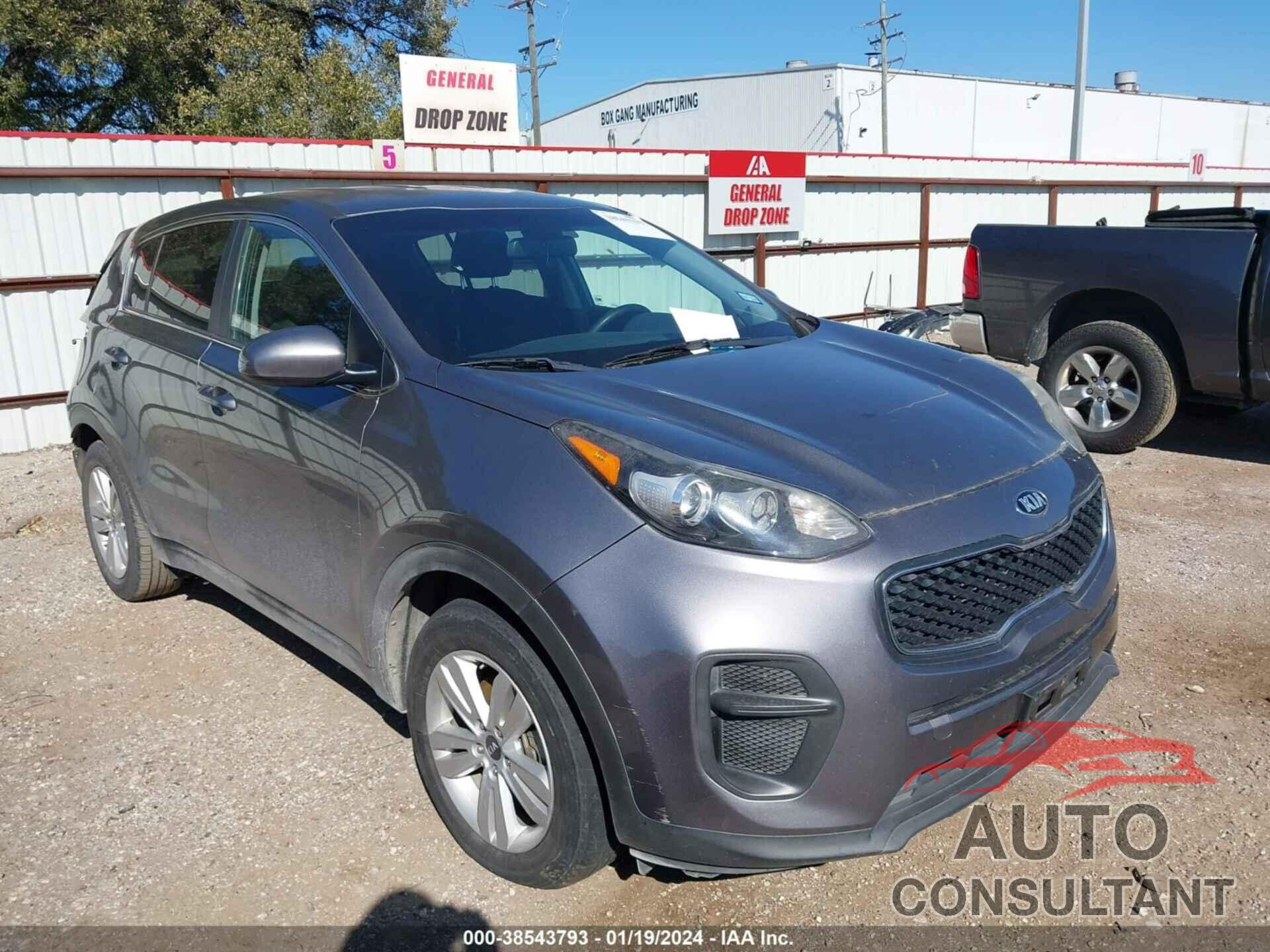 KIA SPORTAGE 2019 - KNDPM3AC3K7561624
