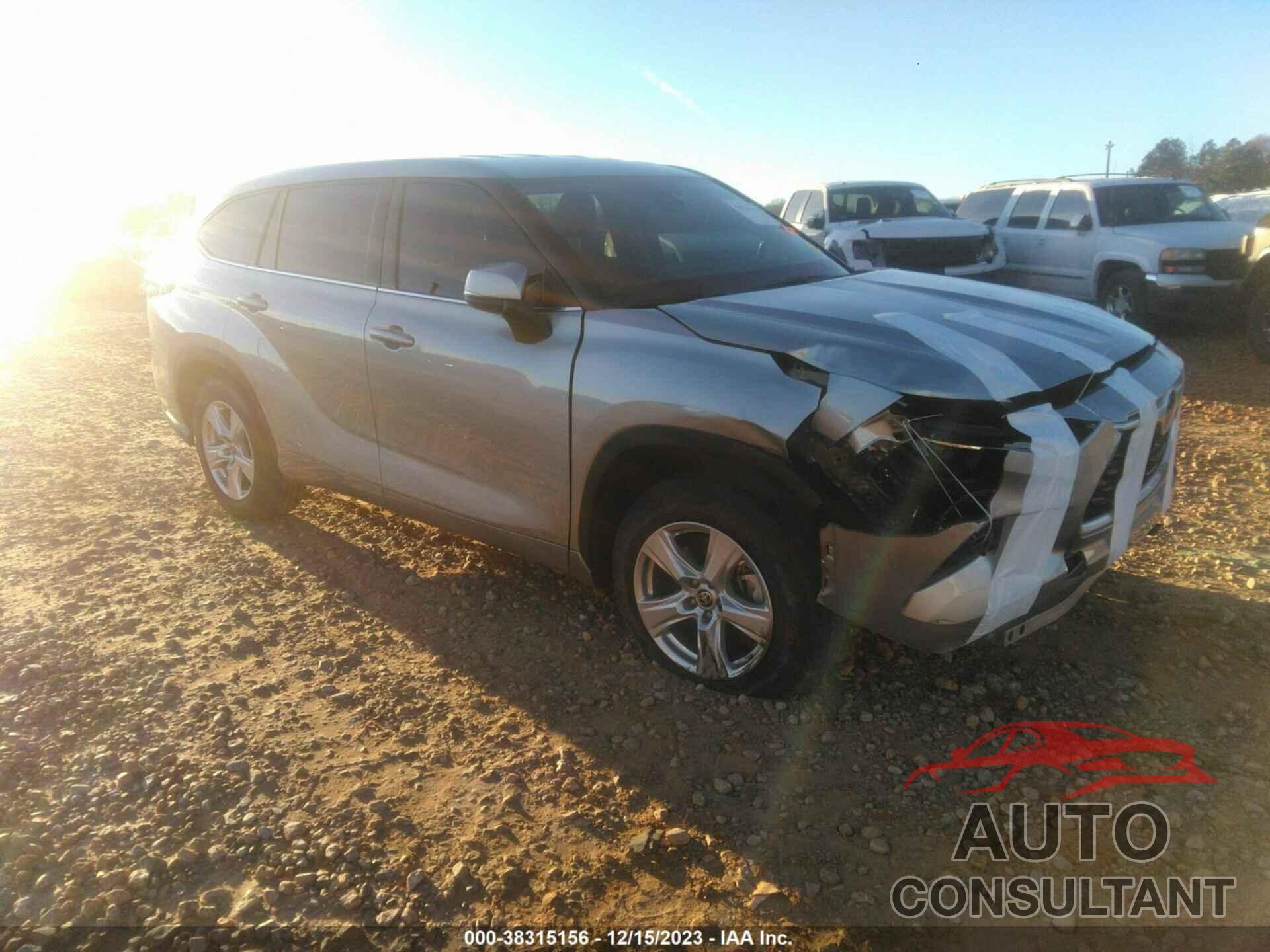 TOYOTA HIGHLANDER 2022 - 5TDZZRAHXNS110256