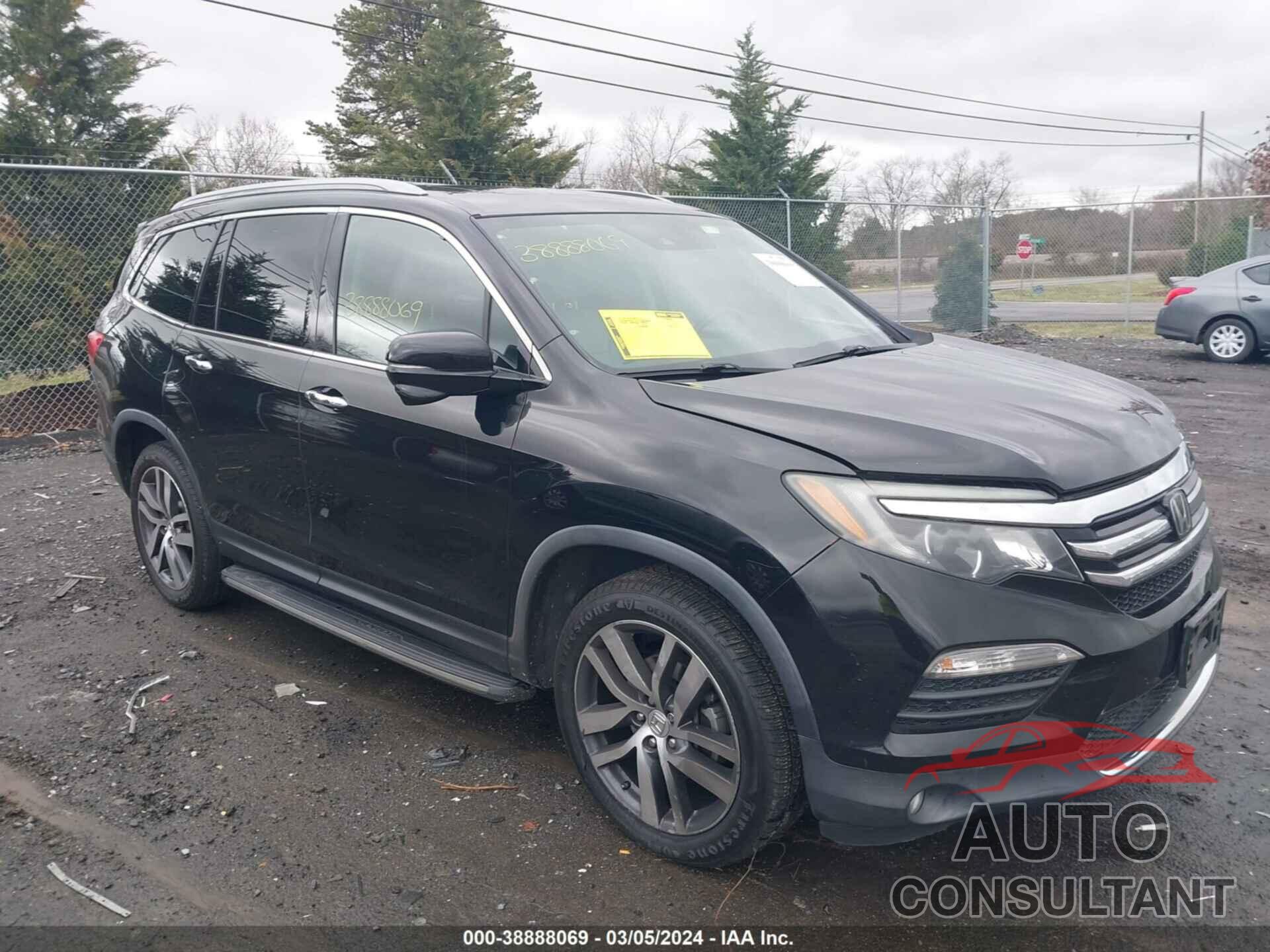 HONDA PILOT 2016 - 5FNYF6H98GB127551