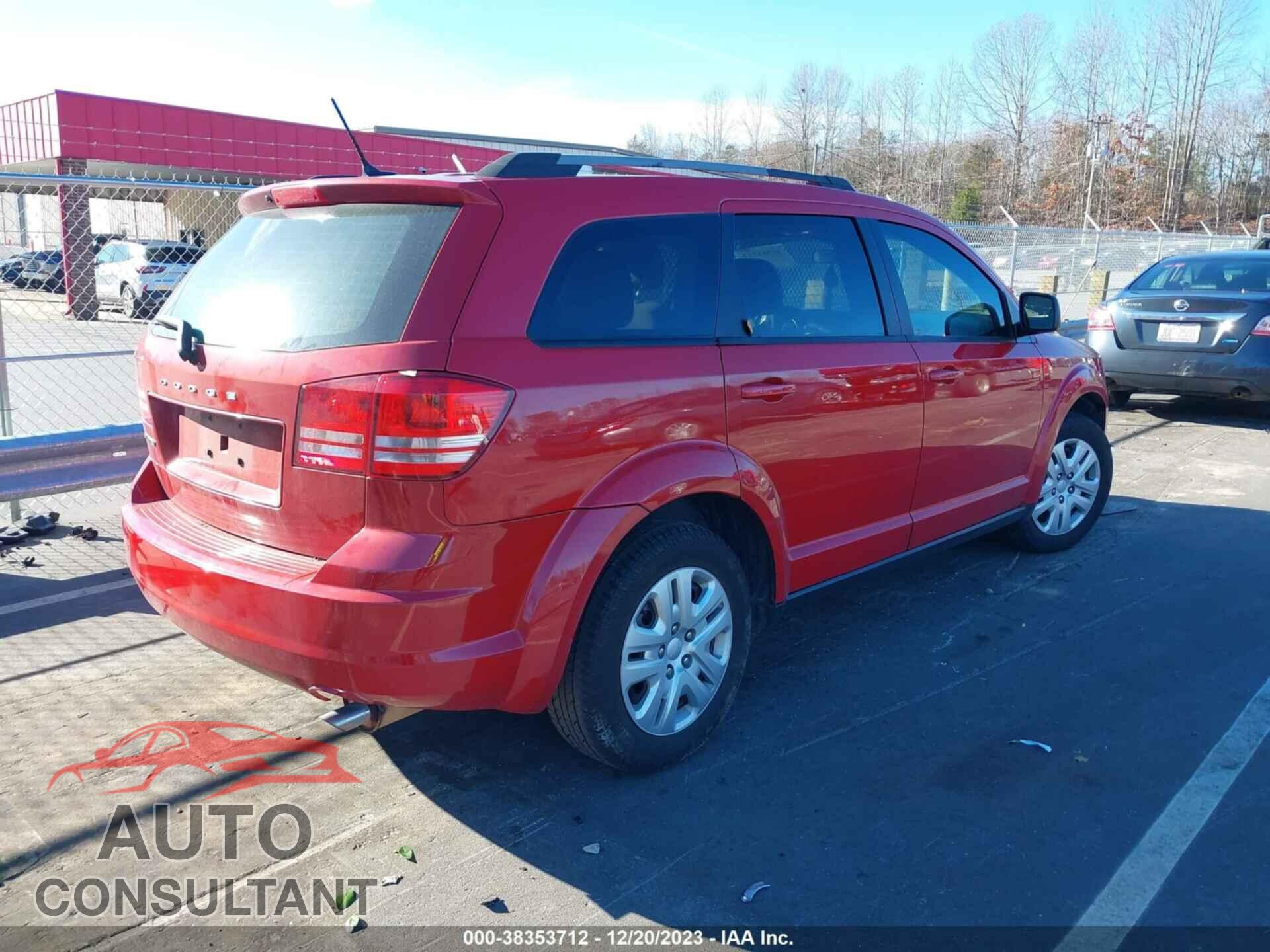 DODGE JOURNEY 2017 - 3C4PDCAB5HT604954