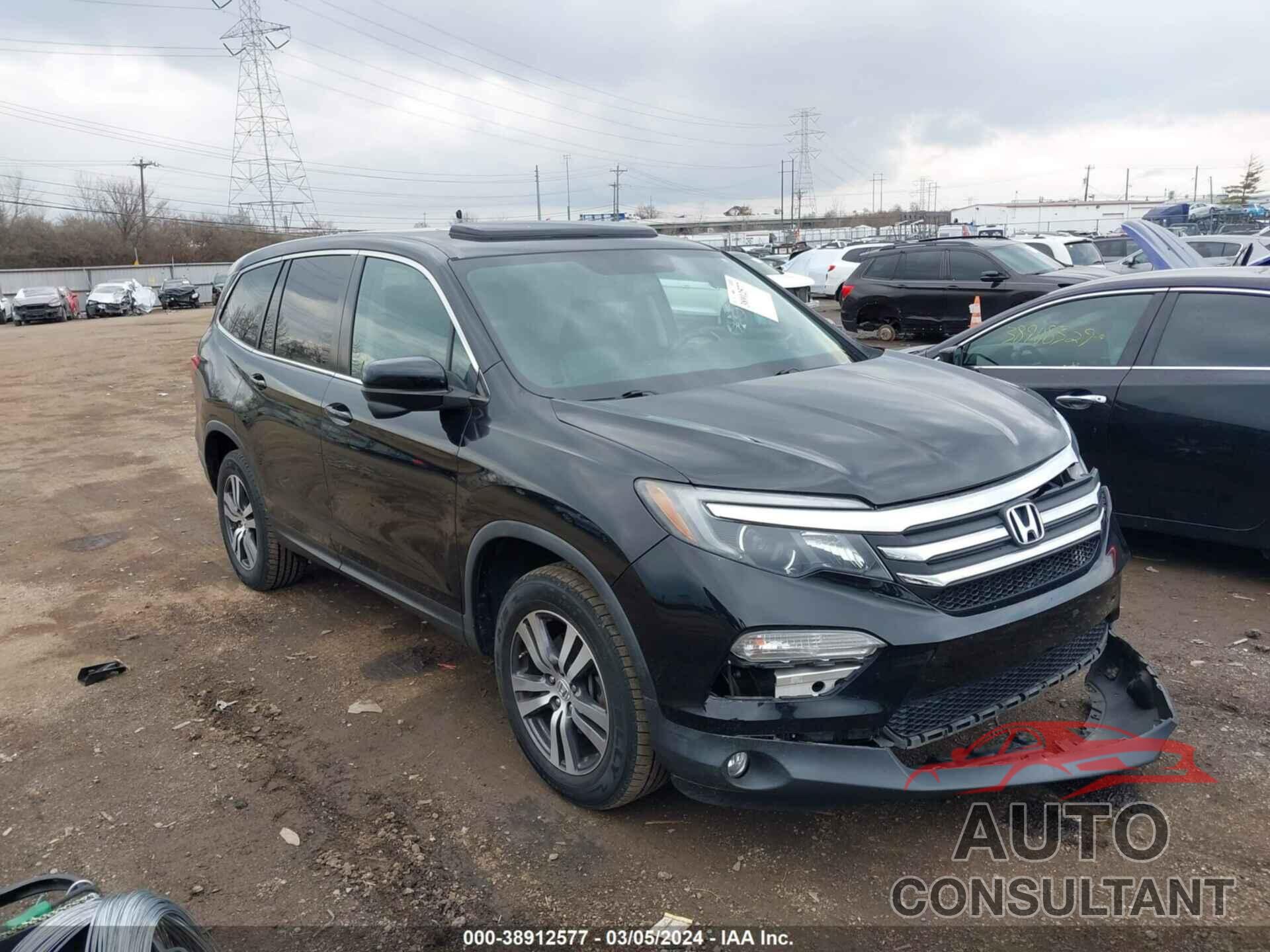 HONDA PILOT 2017 - 5FNYF6H70HB102756