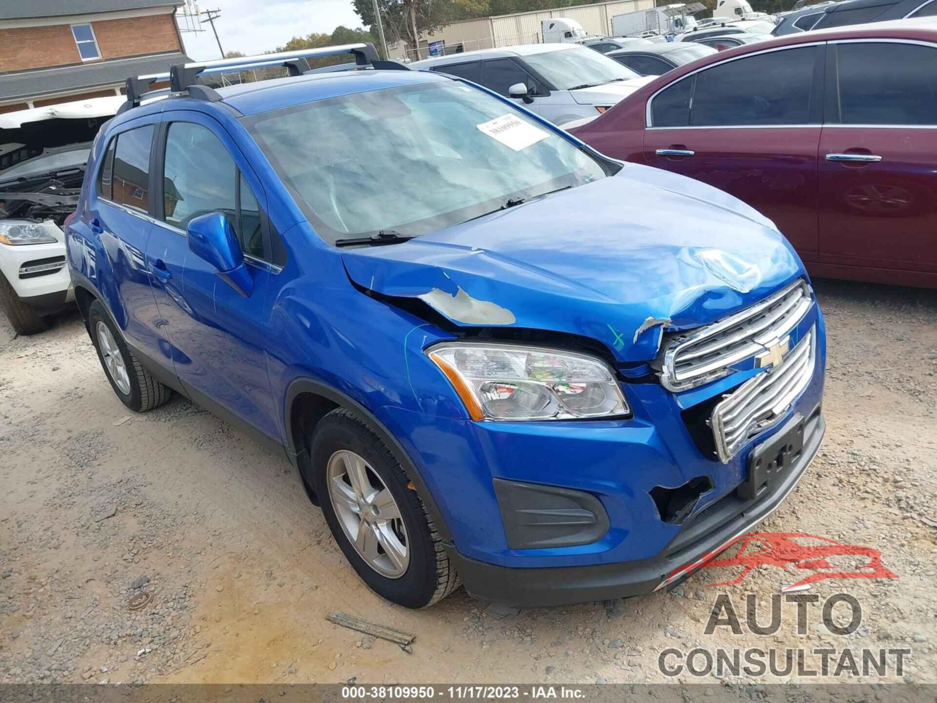 CHEVROLET TRAX 2016 - KL7CJLSB0GB731761