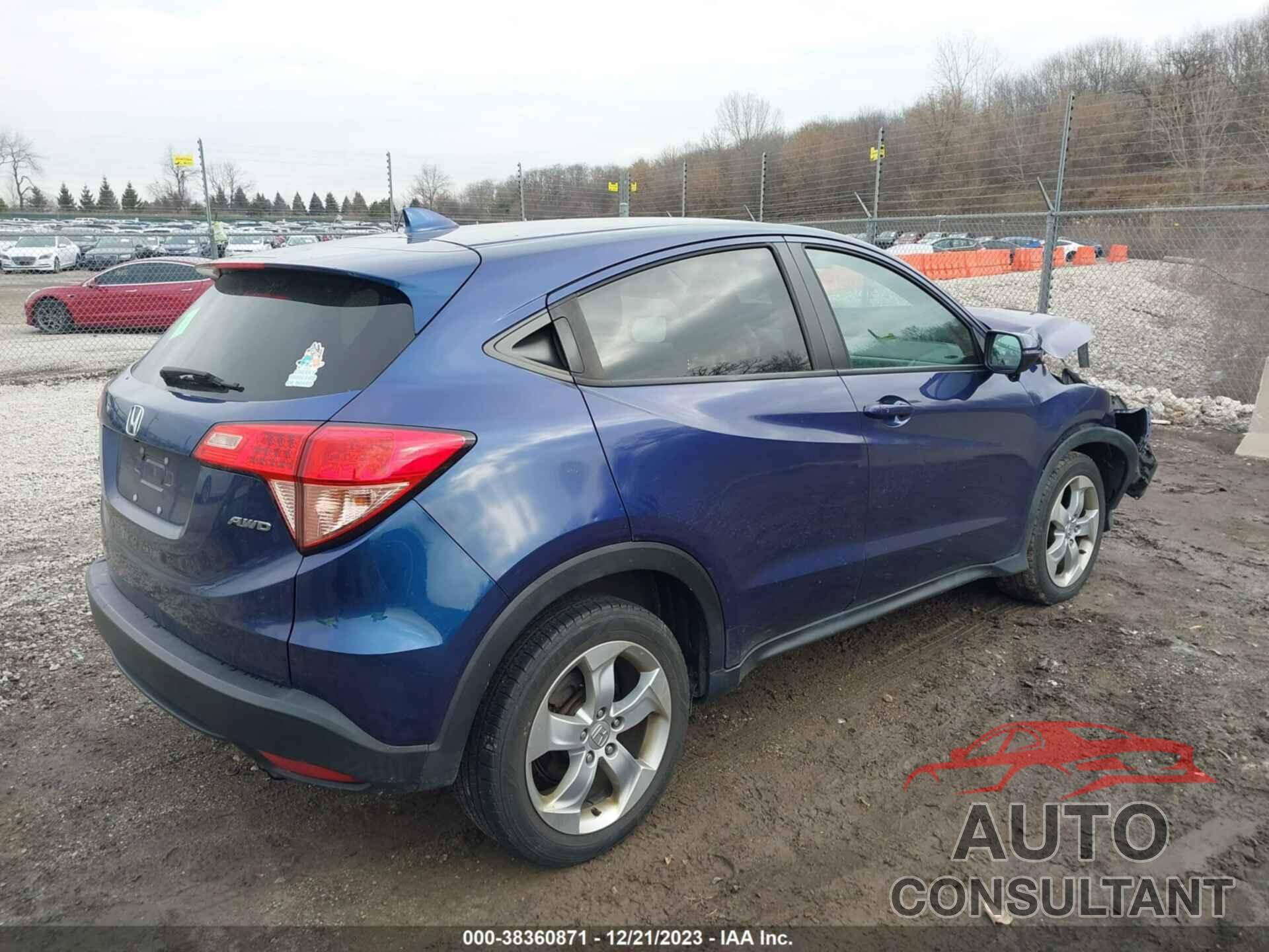 HONDA HR-V 2016 - 3CZRU6H53GM715208