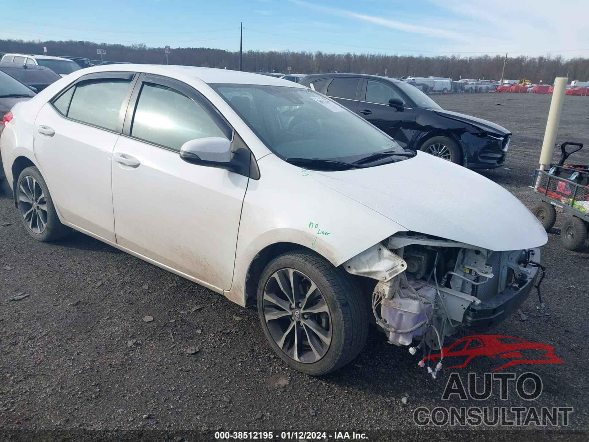 TOYOTA COROLLA 2019 - 2T1BURHE3KC139727