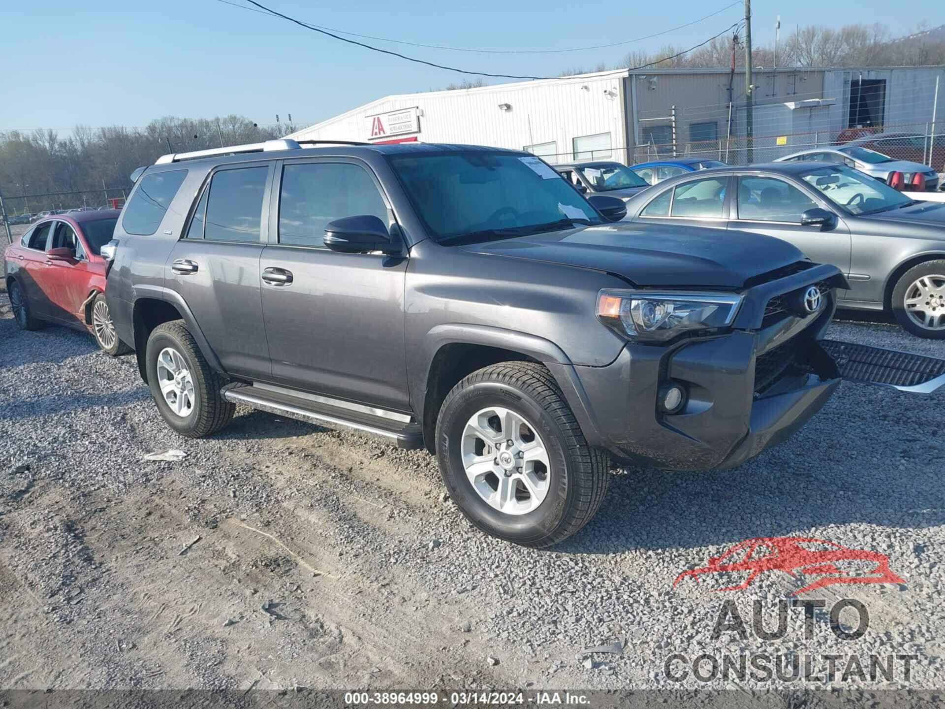 TOYOTA 4RUNNER 2016 - JTEBU5JR9G5388099