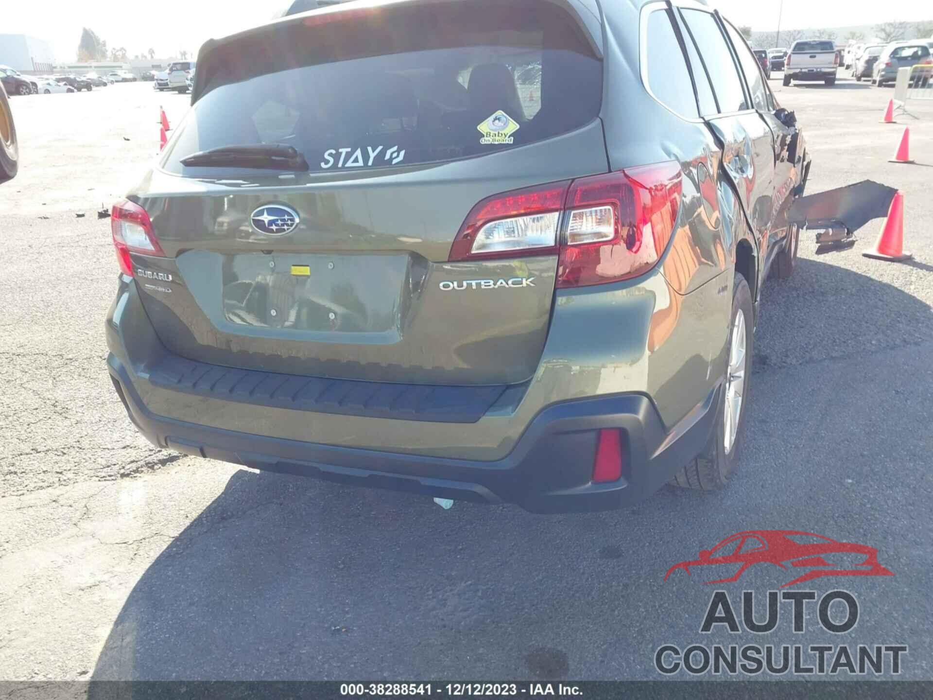 SUBARU OUTBACK 2018 - 4S4BSAFC1J3348041