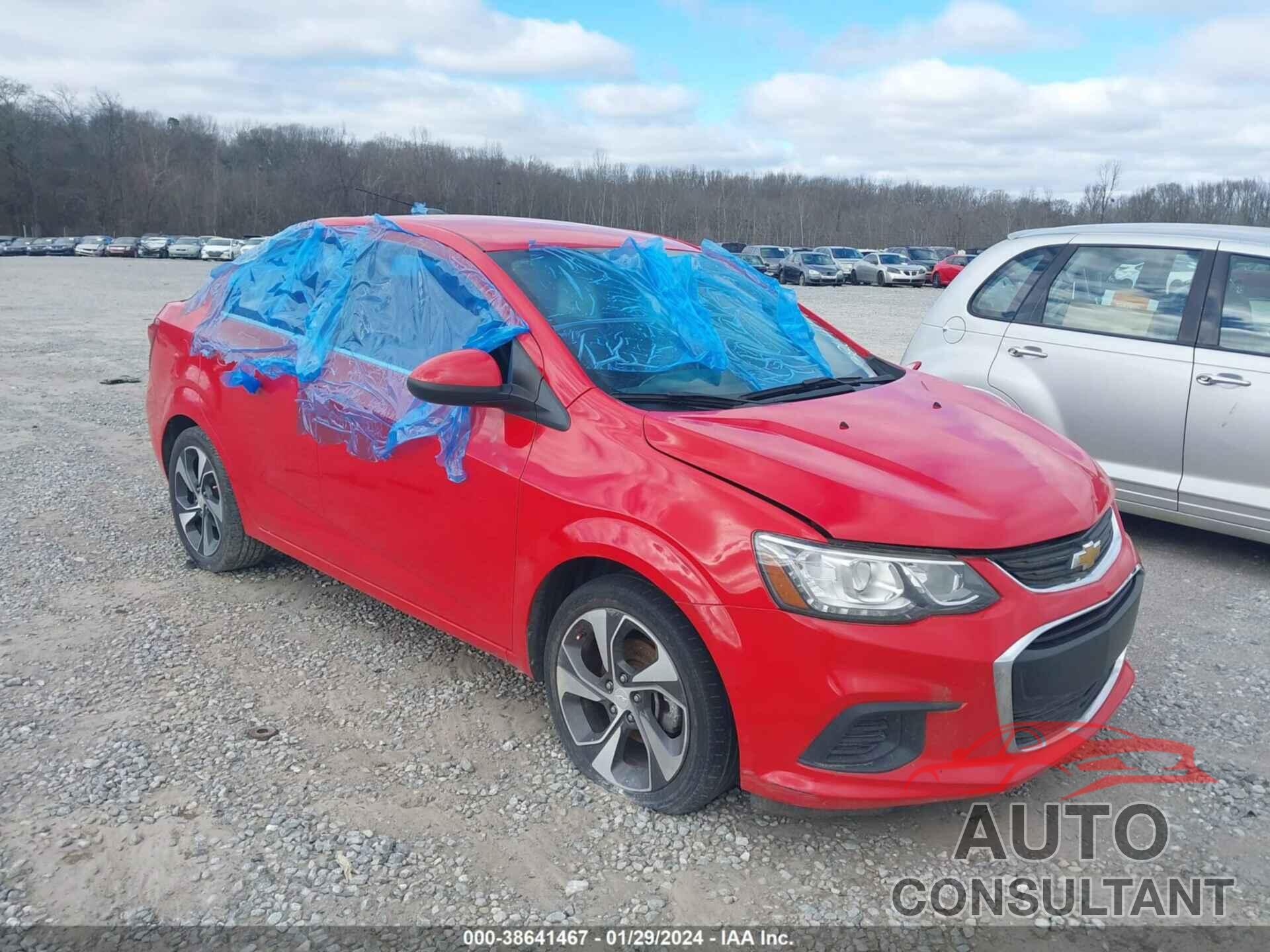 CHEVROLET SONIC 2017 - 1G1JF5SBXH4125681