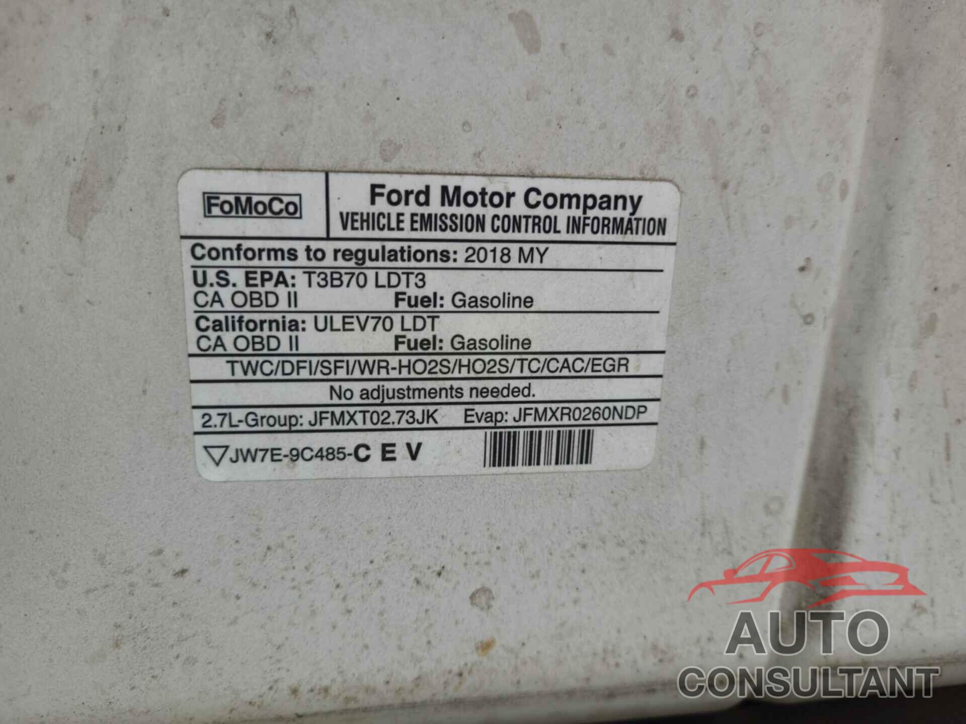 FORD F-150 2018 - 1FTEW1EPXJKF31292