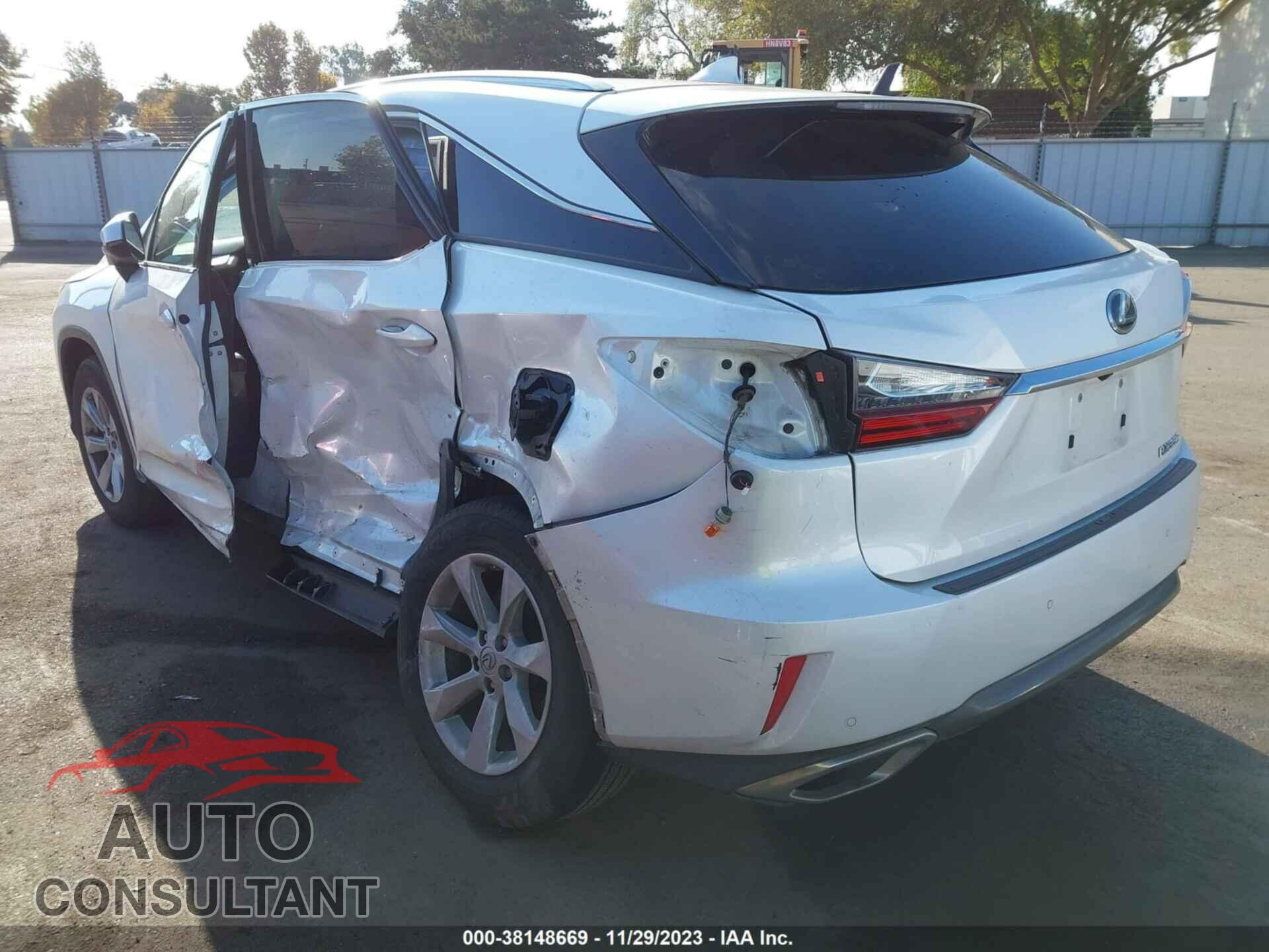 LEXUS RX 2017 - 2T2BZMCA6HC099172