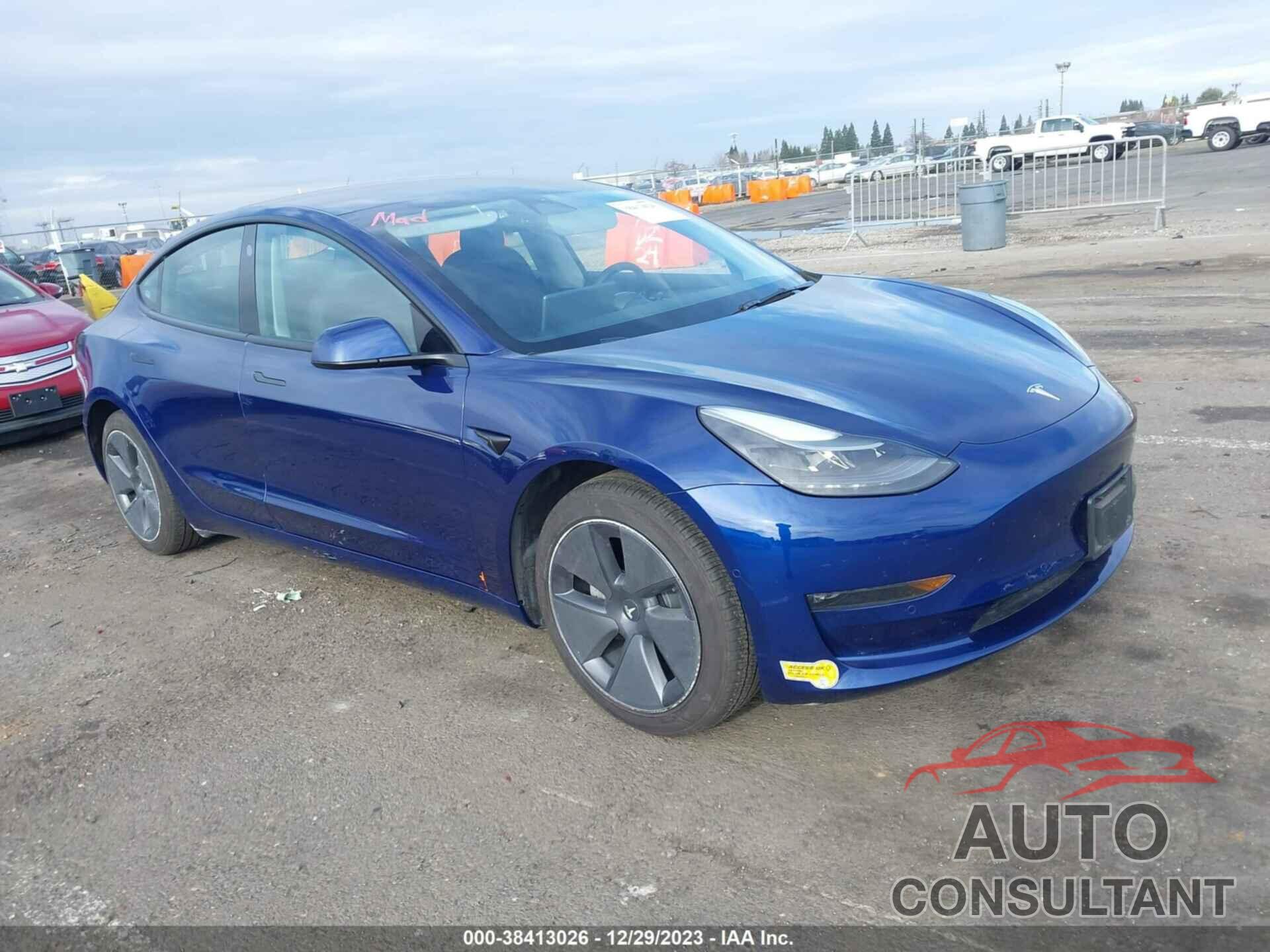 TESLA MODEL 3 2022 - 5YJ3E1EB9NF314933