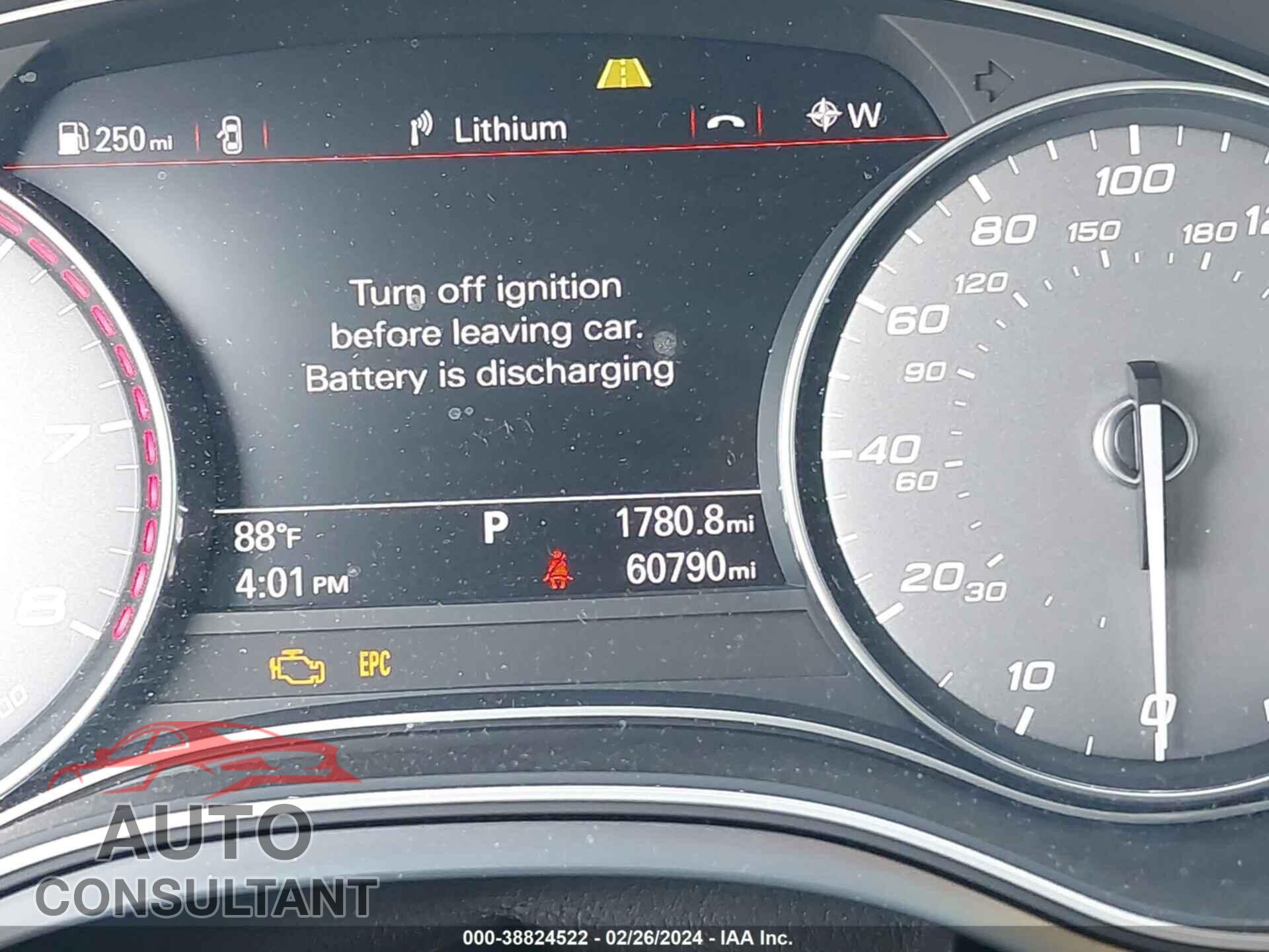 AUDI S6 2016 - WAUF2AFC9GN190709