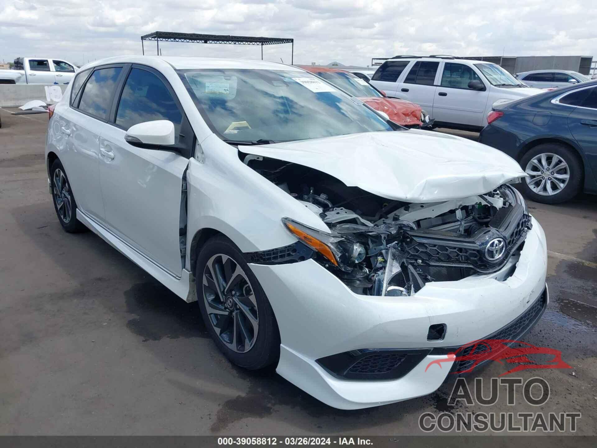 TOYOTA COROLLA IM 2018 - JTNKARJE5JJ565906