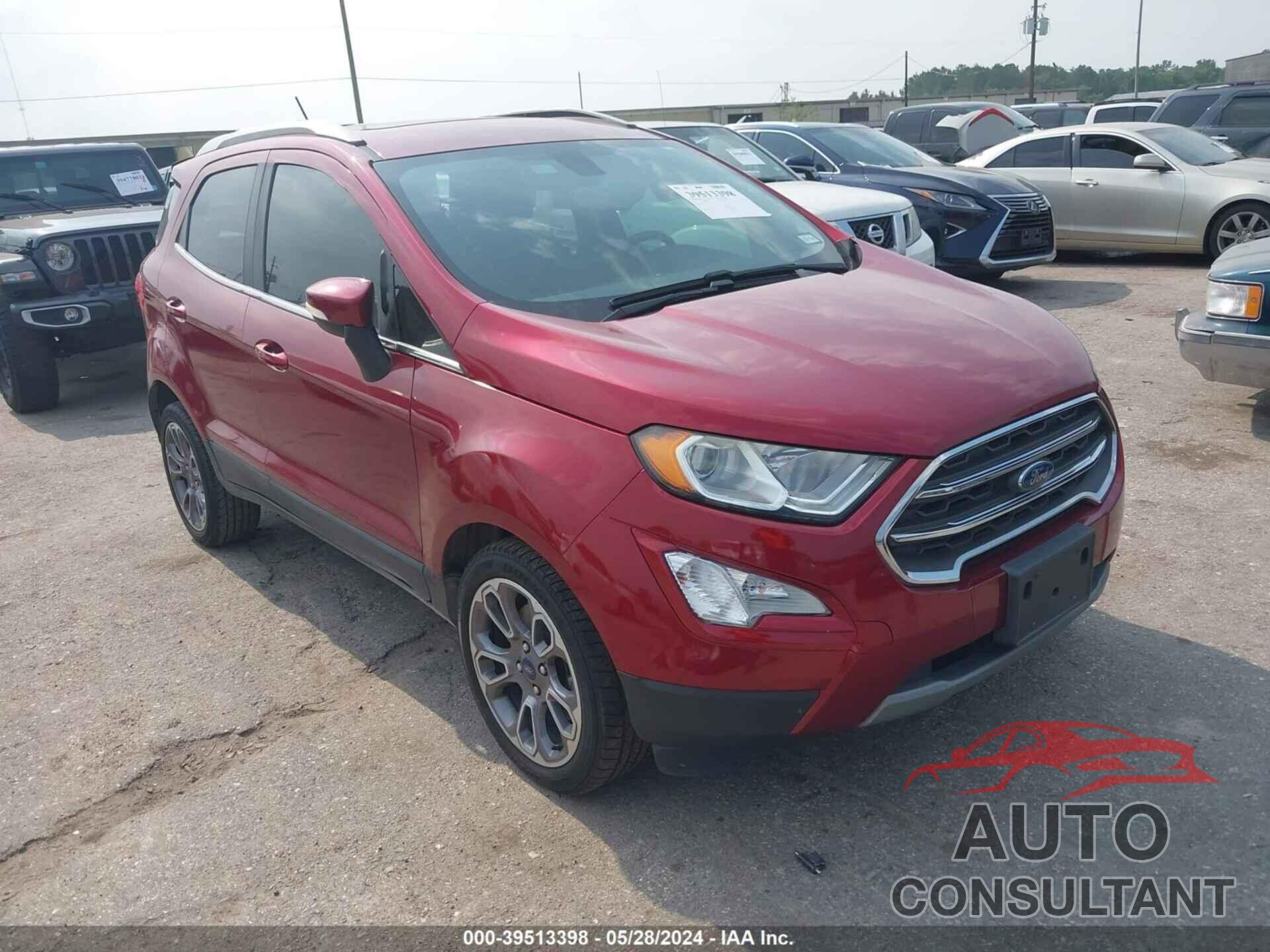 FORD ECOSPORT 2019 - MAJ3S2KE8KC268913