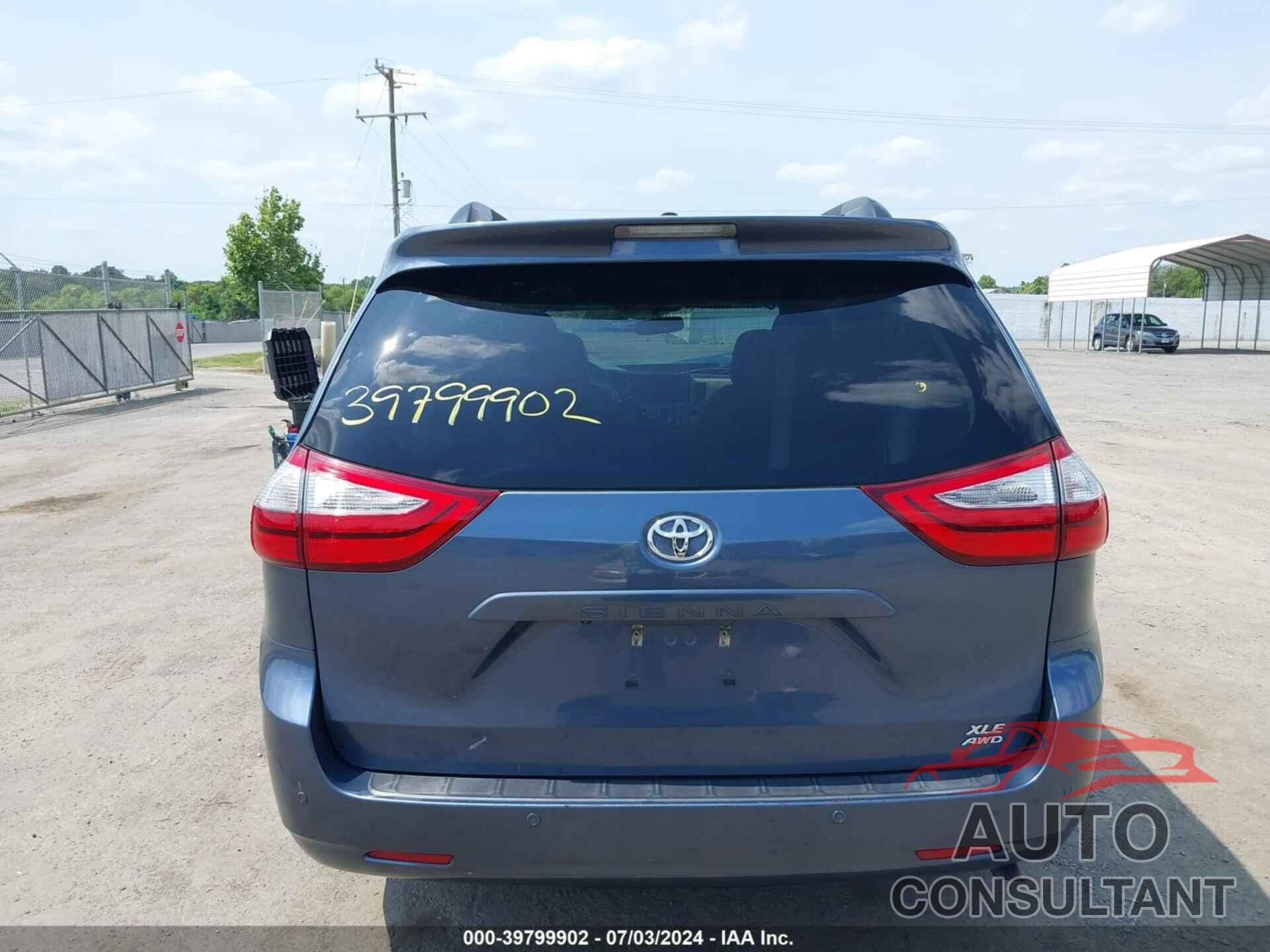 TOYOTA SIENNA 2017 - 5TDDZ3DC8HS173318