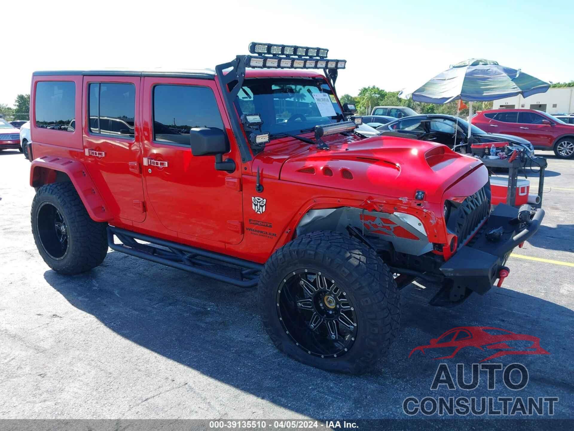 JEEP WRANGLER UNLIMITED 2017 - 1C4HJWDG1HL714238