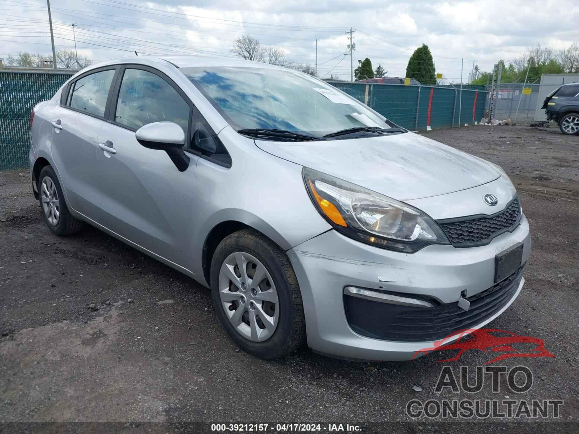 KIA RIO 2016 - KNADM4A35G6669505