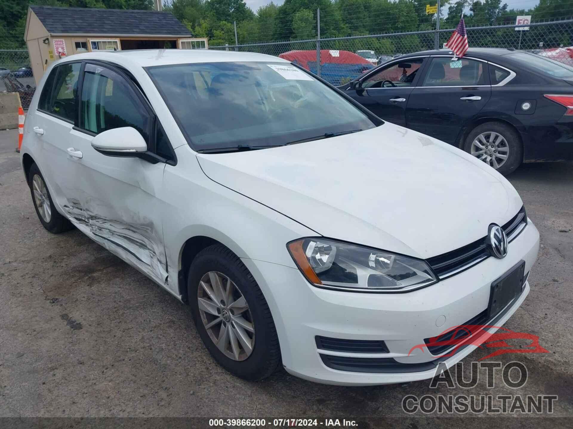 VOLKSWAGEN GOLF 2017 - 3VW117AUXHM076553