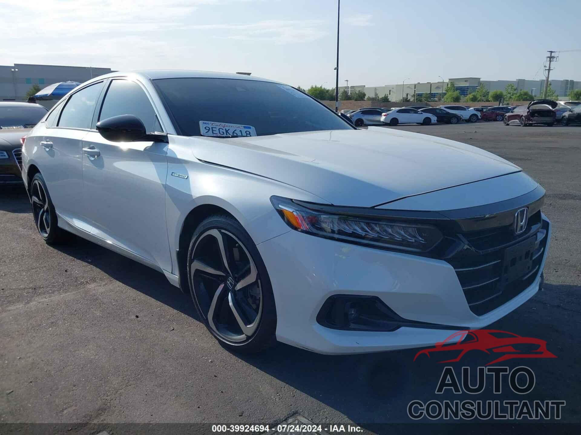 HONDA ACCORD 2022 - 1HGCV3F23NA043212