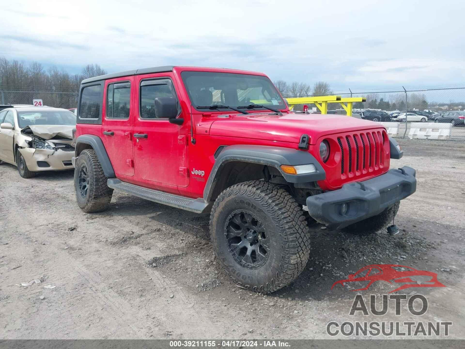 JEEP WRANGLER UNLIMITED 2018 - 1C4HJXDG7JW188580