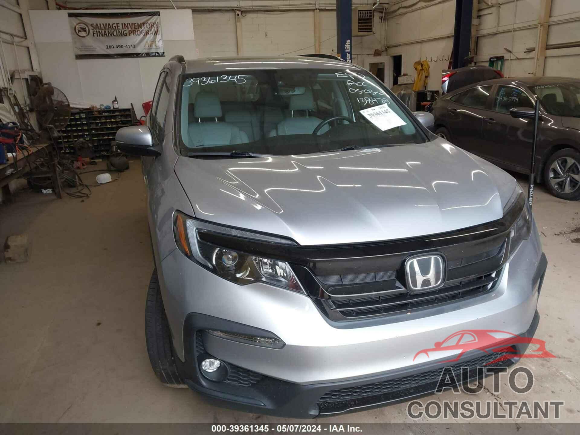 HONDA PILOT 2021 - 5FNYF6H24MB082901