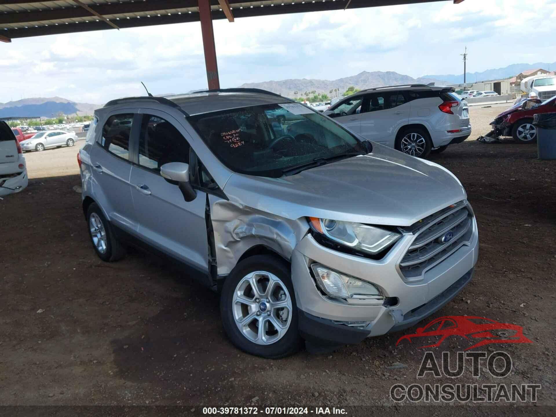 FORD ECOSPORT 2019 - MAJ3S2GE3KC299284