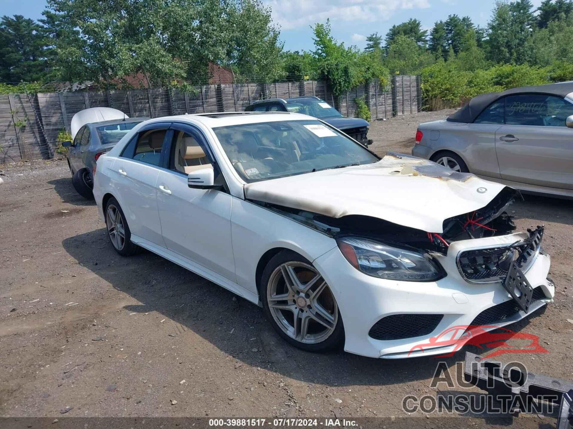 MERCEDES-BENZ E 350 2016 - WDDHF8JB9GB181801