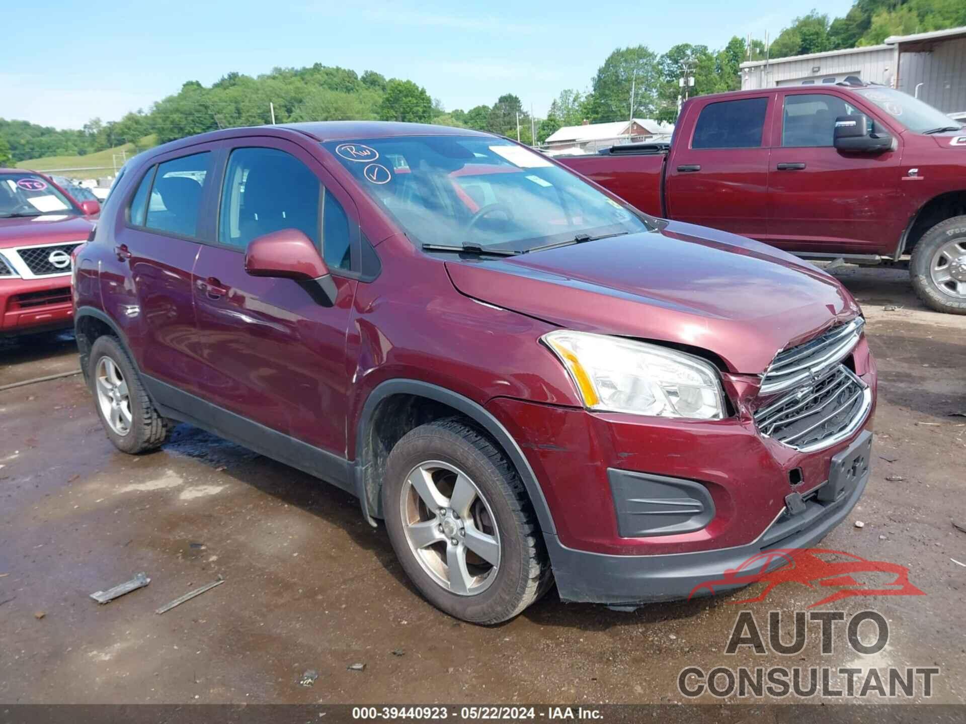 CHEVROLET TRAX 2016 - 3GNCJNSB6GL256511