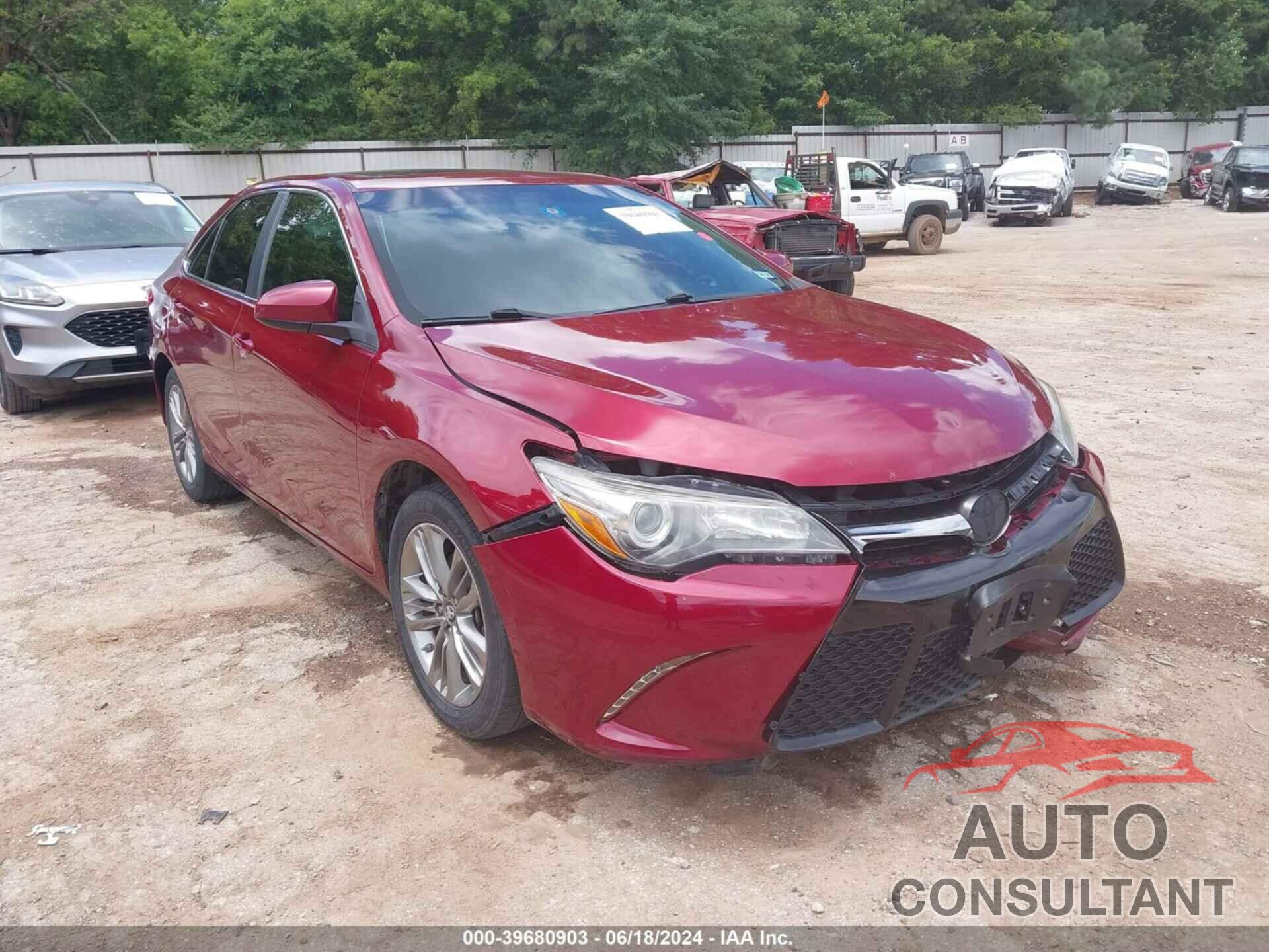 TOYOTA CAMRY 2017 - 4T1BF1FK9HU737106