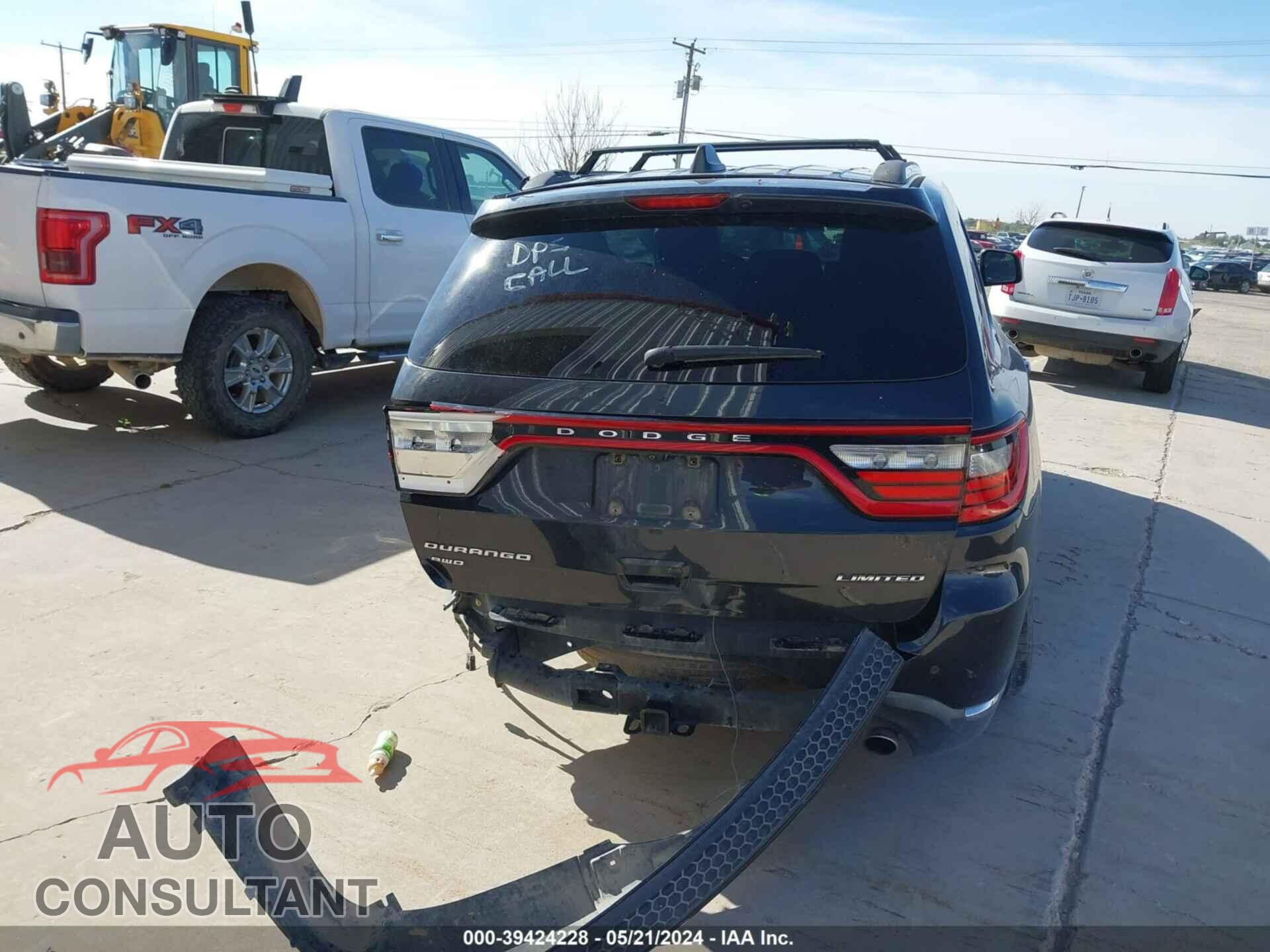 DODGE DURANGO 2016 - 1C4RDJDG2GC433126