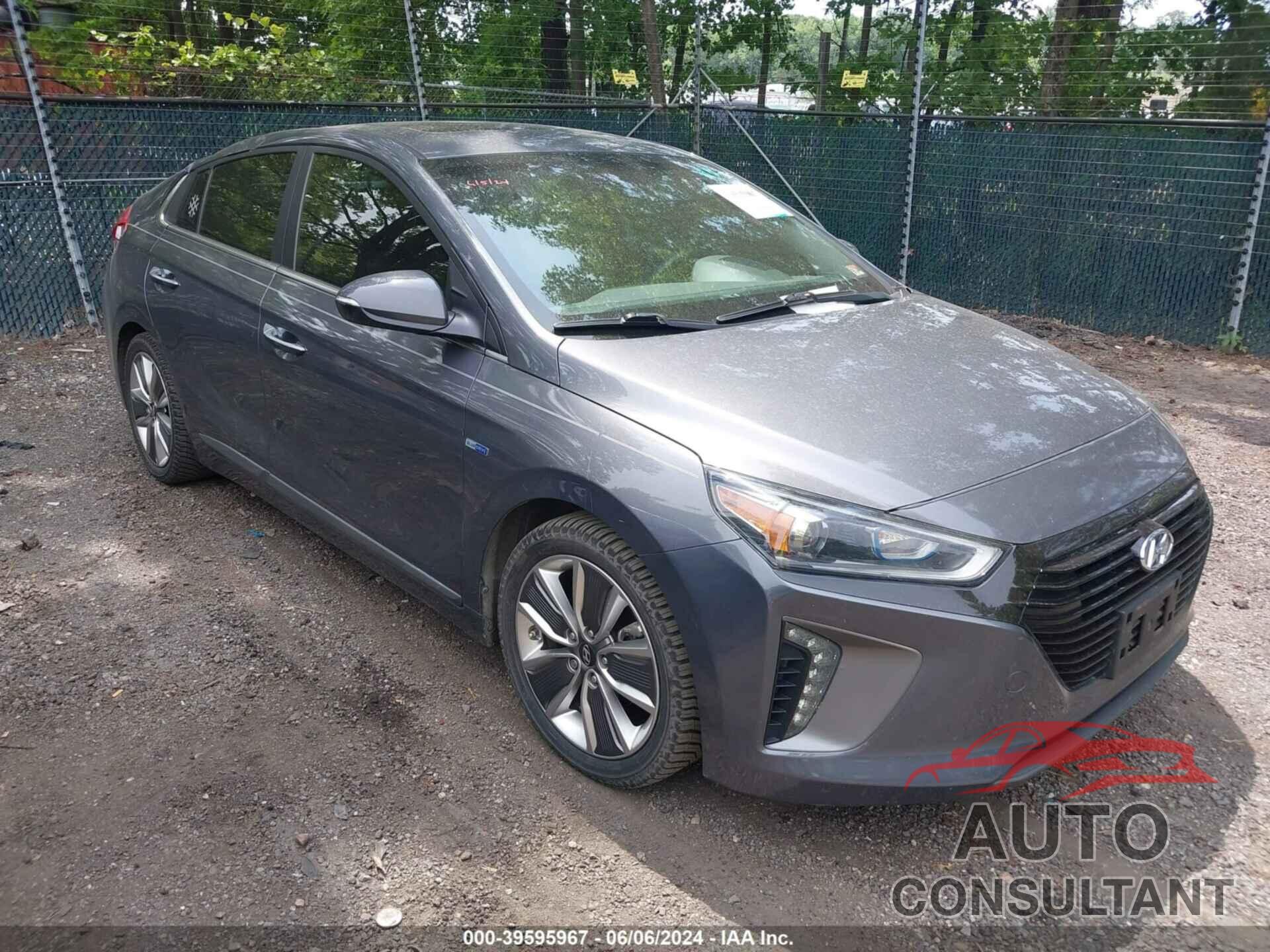 HYUNDAI IONIQ HYBRID 2017 - KMHC85LC1HU020816