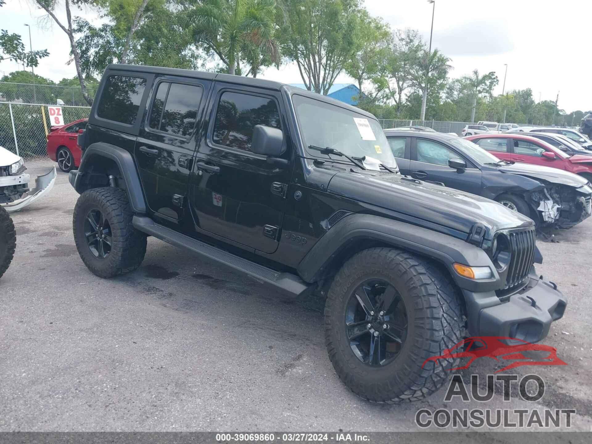 JEEP WRANGLER UNLIMITED 2020 - 1C4HJXDN6LW109563