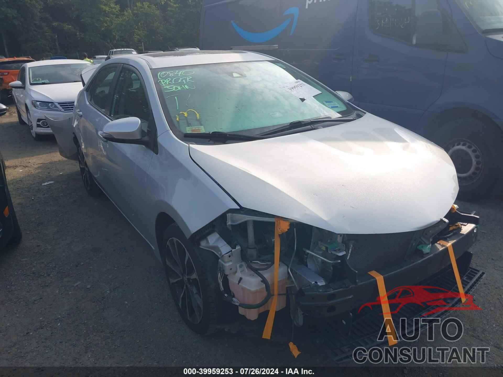 TOYOTA COROLLA 2017 - 2T1BURHE6HC891592