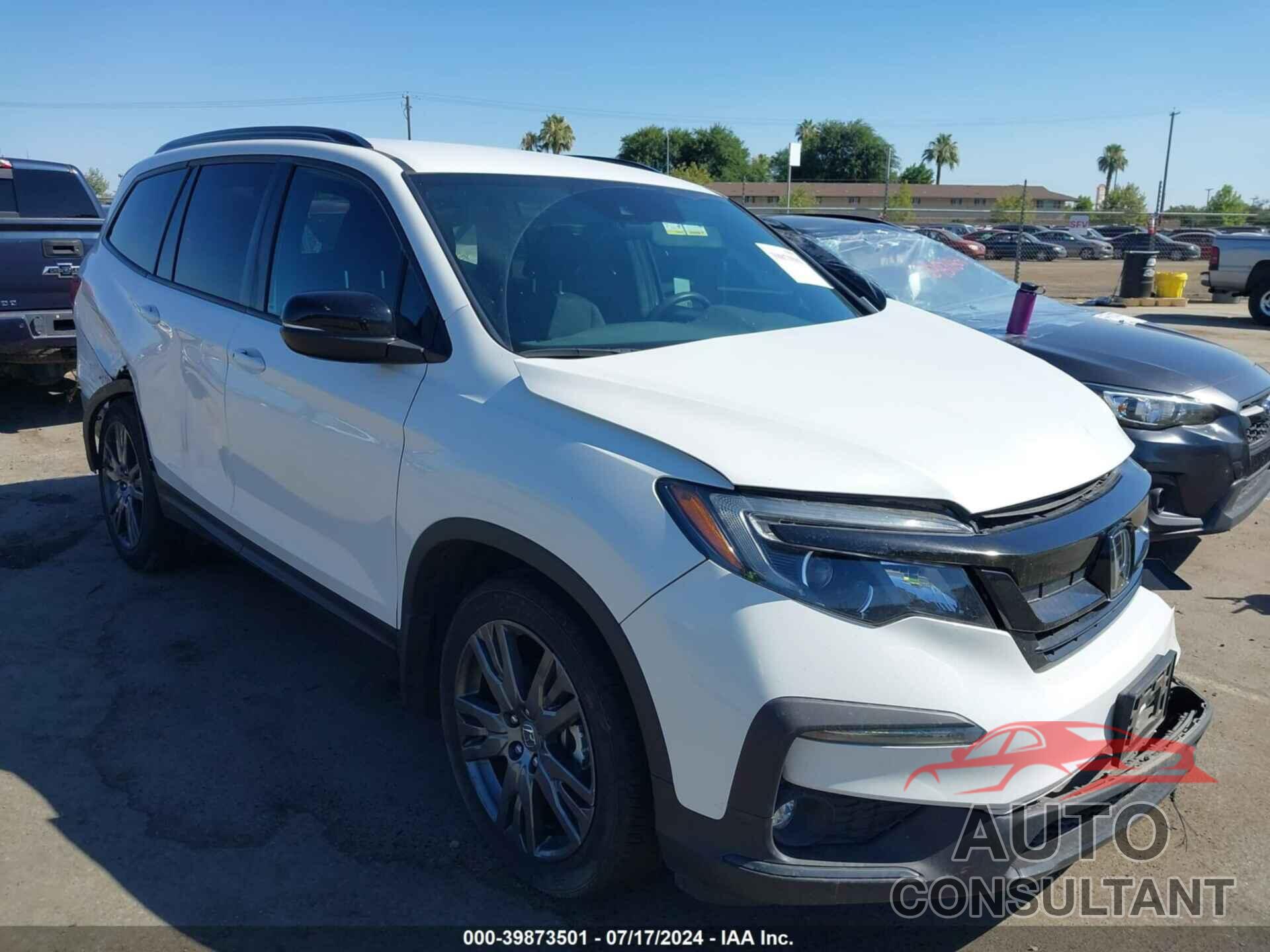 HONDA PILOT 2022 - 5FNYF5H36NB019836