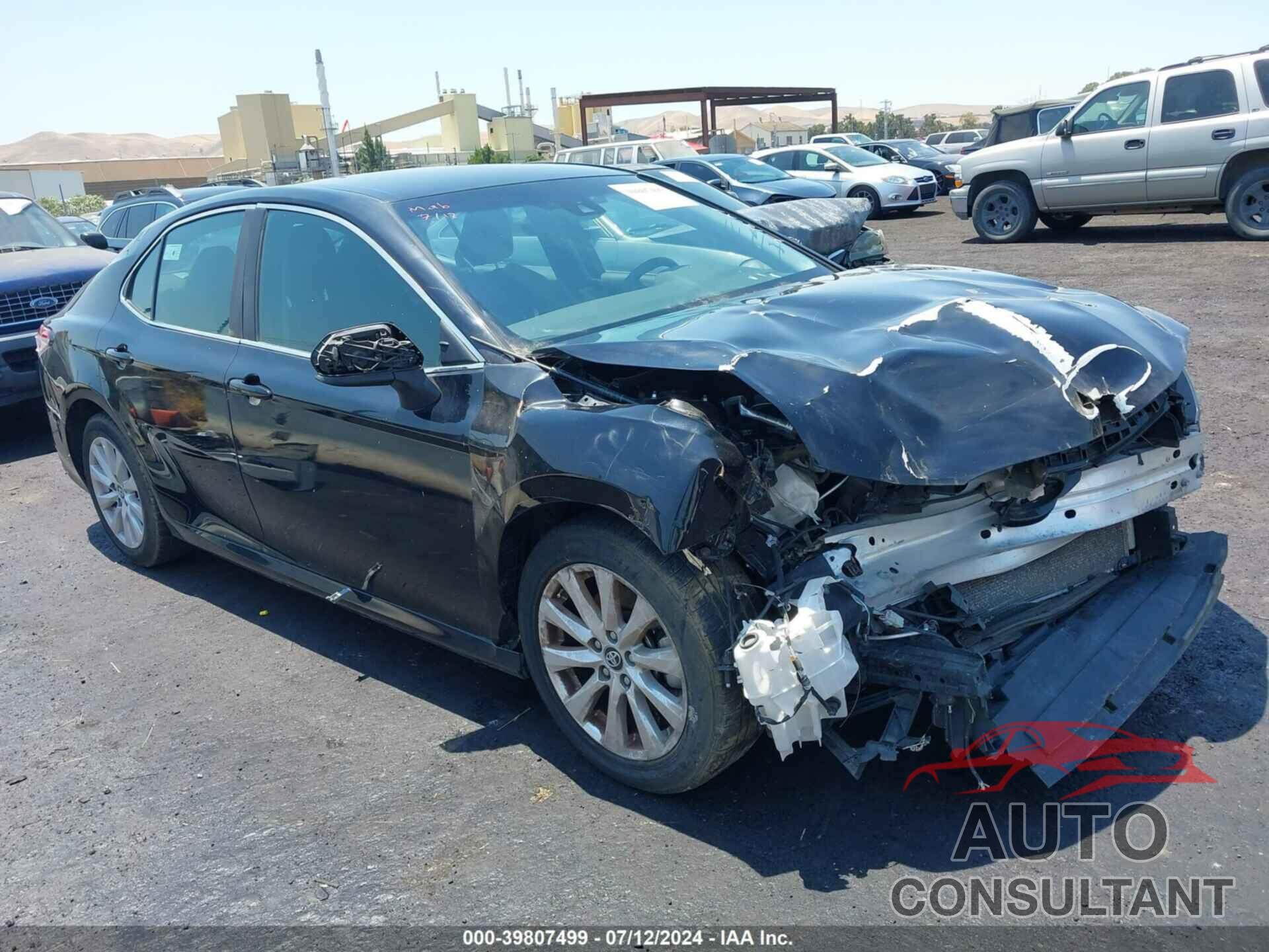 TOYOTA CAMRY 2019 - 4T1B11HK0KU290717